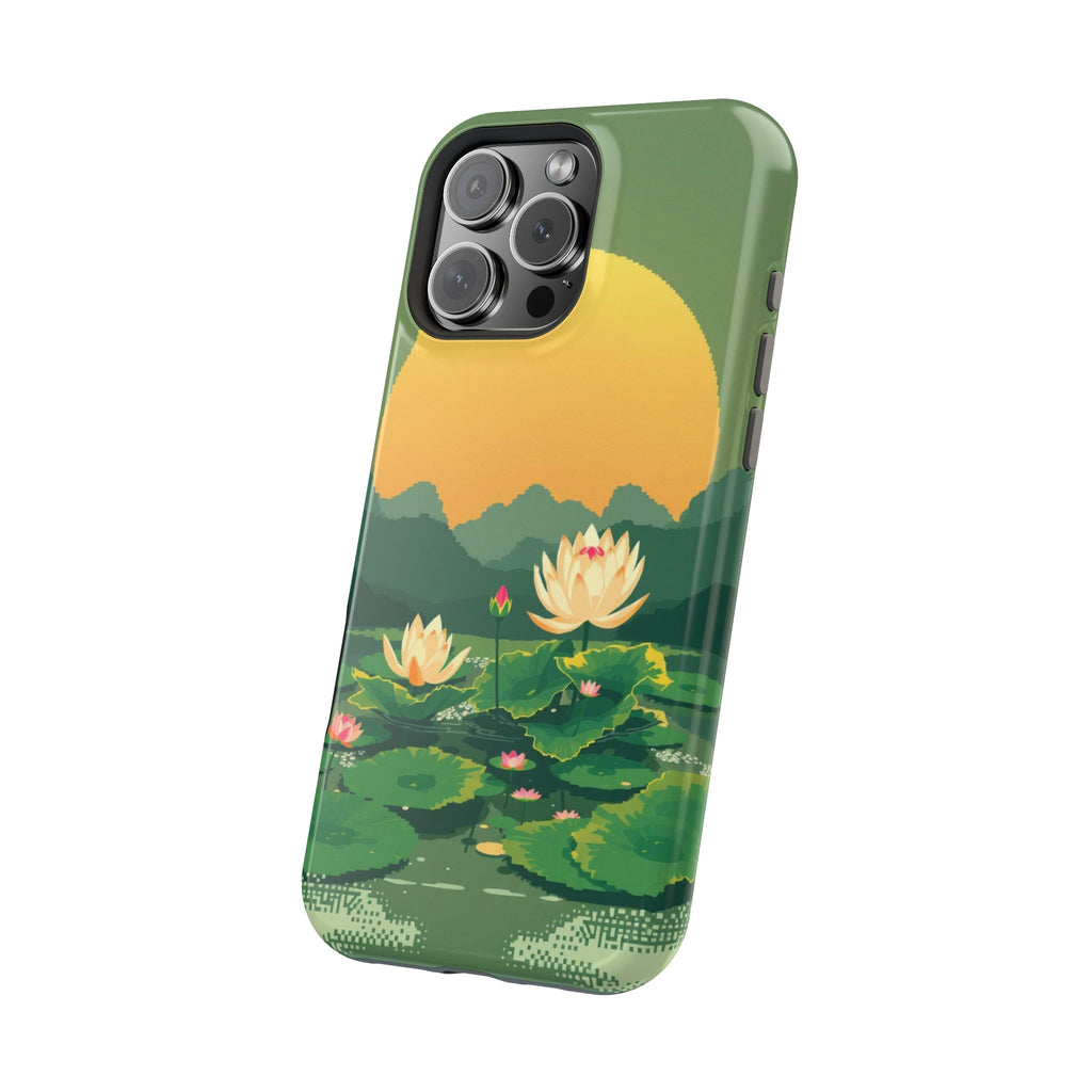 iPhone Lotus Pond Enchanted Art Slim Everyday Designer Case · iPhone Case