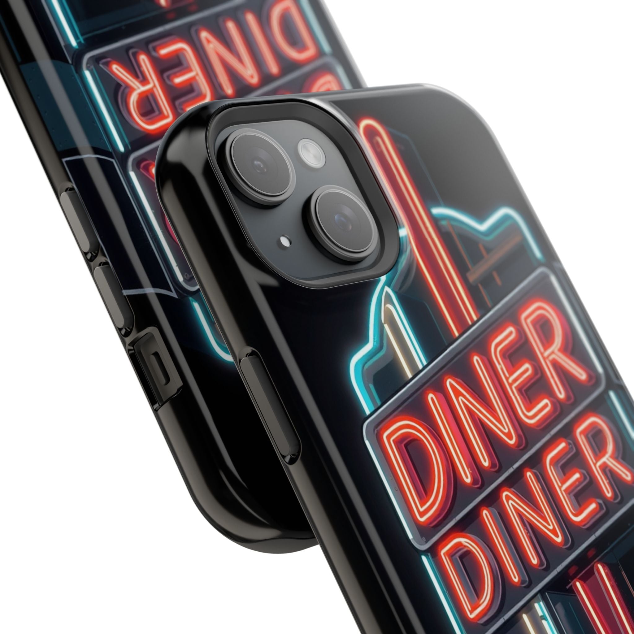 iPhone Neon Diner Sign Electric Art Slim Everyday Designer Case · iPhone Case