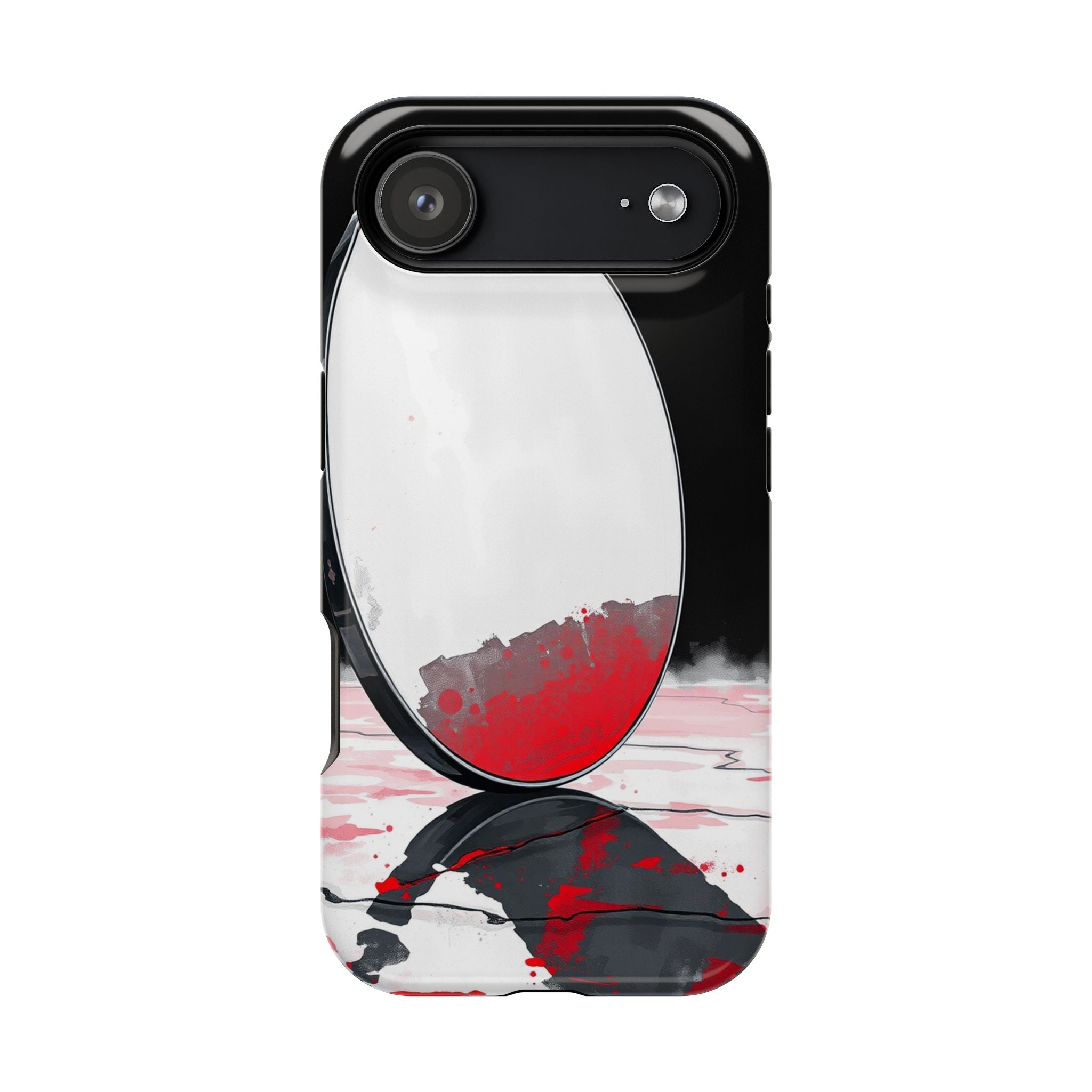 iPhone Earthy Salt Flat Mirror Design Slim Everyday Designer Case · iPhone Case