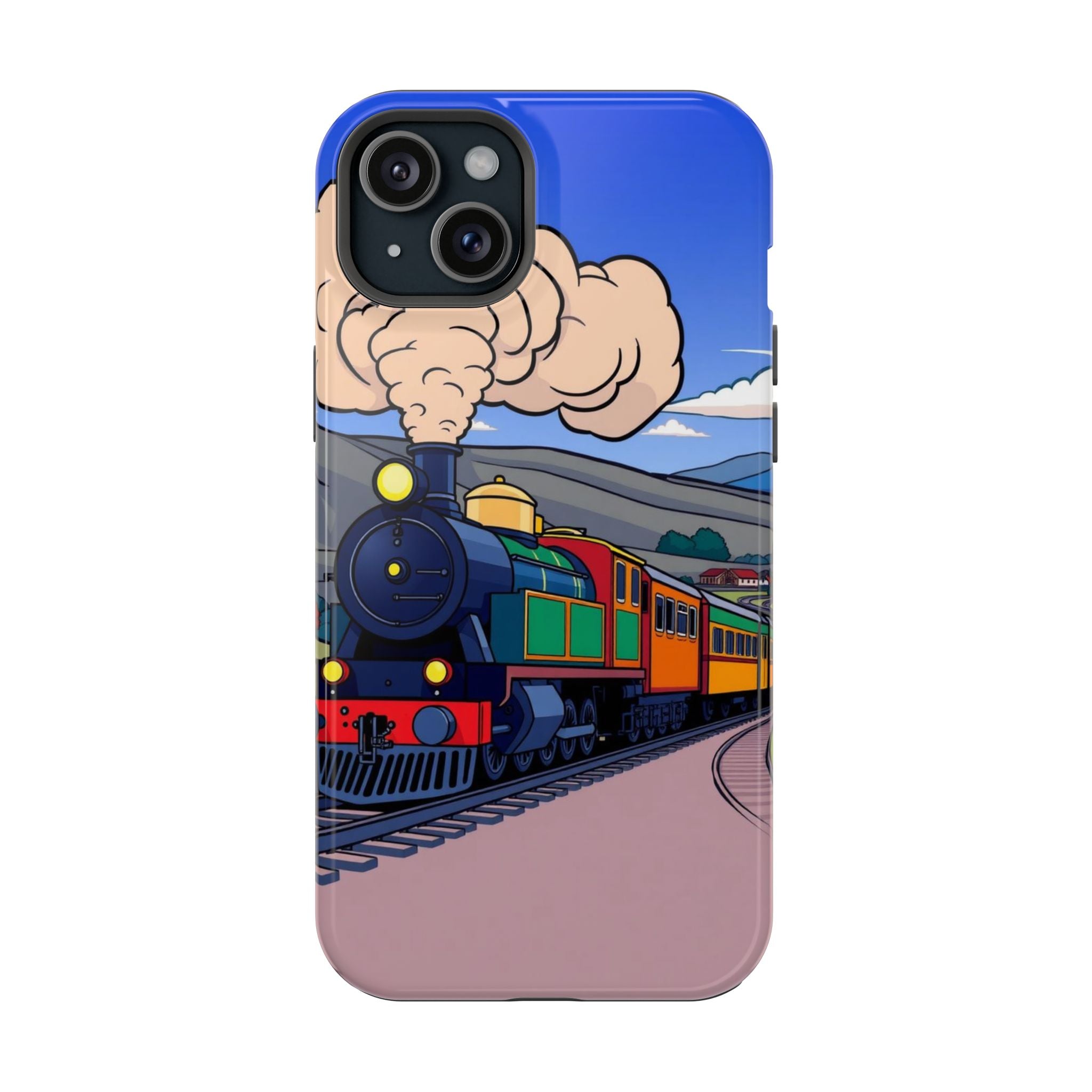 iPhone Steam Locomotive Puff Kids Fun iPhone Phone Case Gift Slim · iPhone Case
