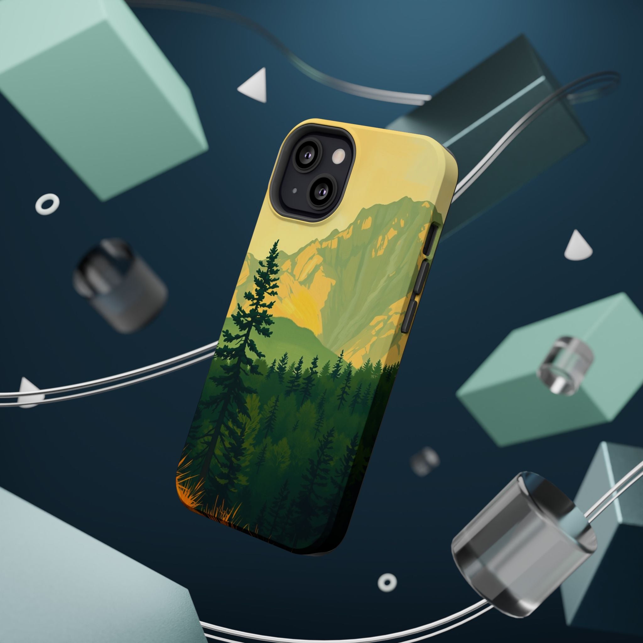 iPhone Pine Ridge Oil Painting Impressionist Slim iPhone Everyday · iPhone Case