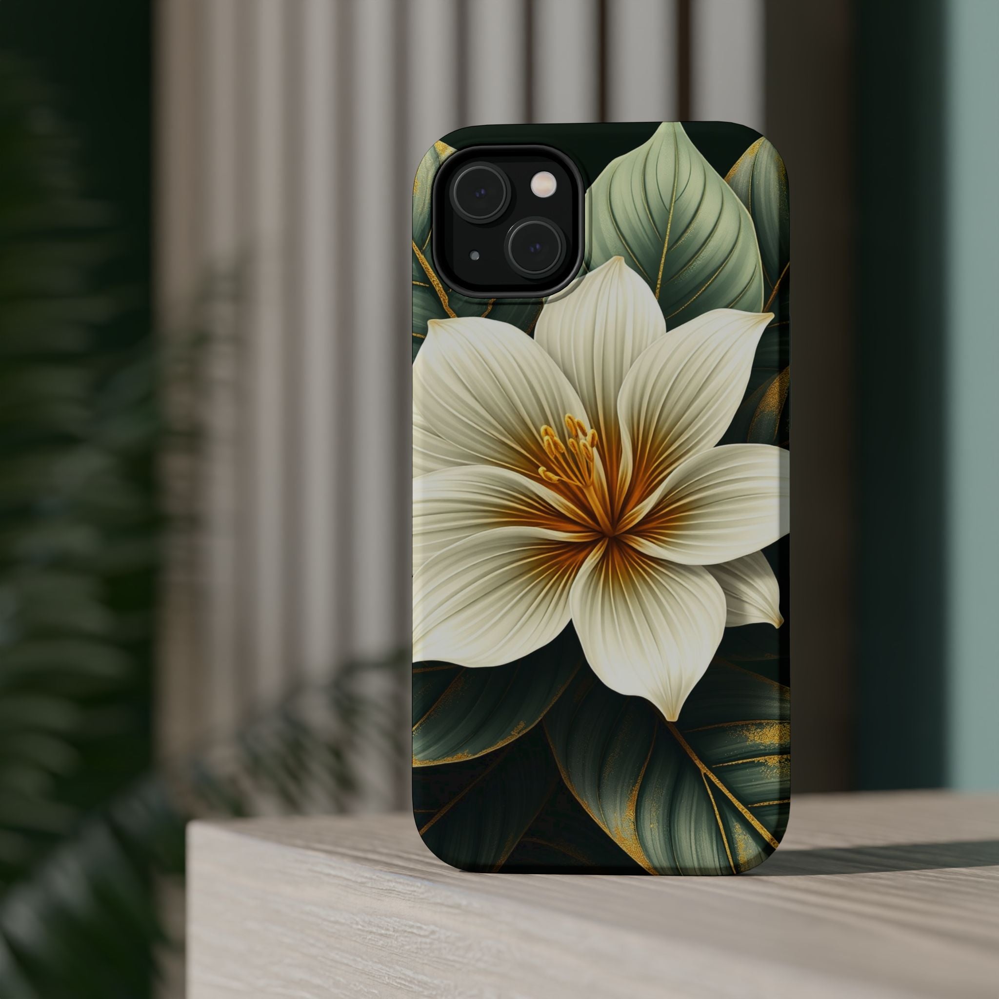 iPhone Radiant Tropical Bloom Design Slim Everyday Designer Case · iPhone Case