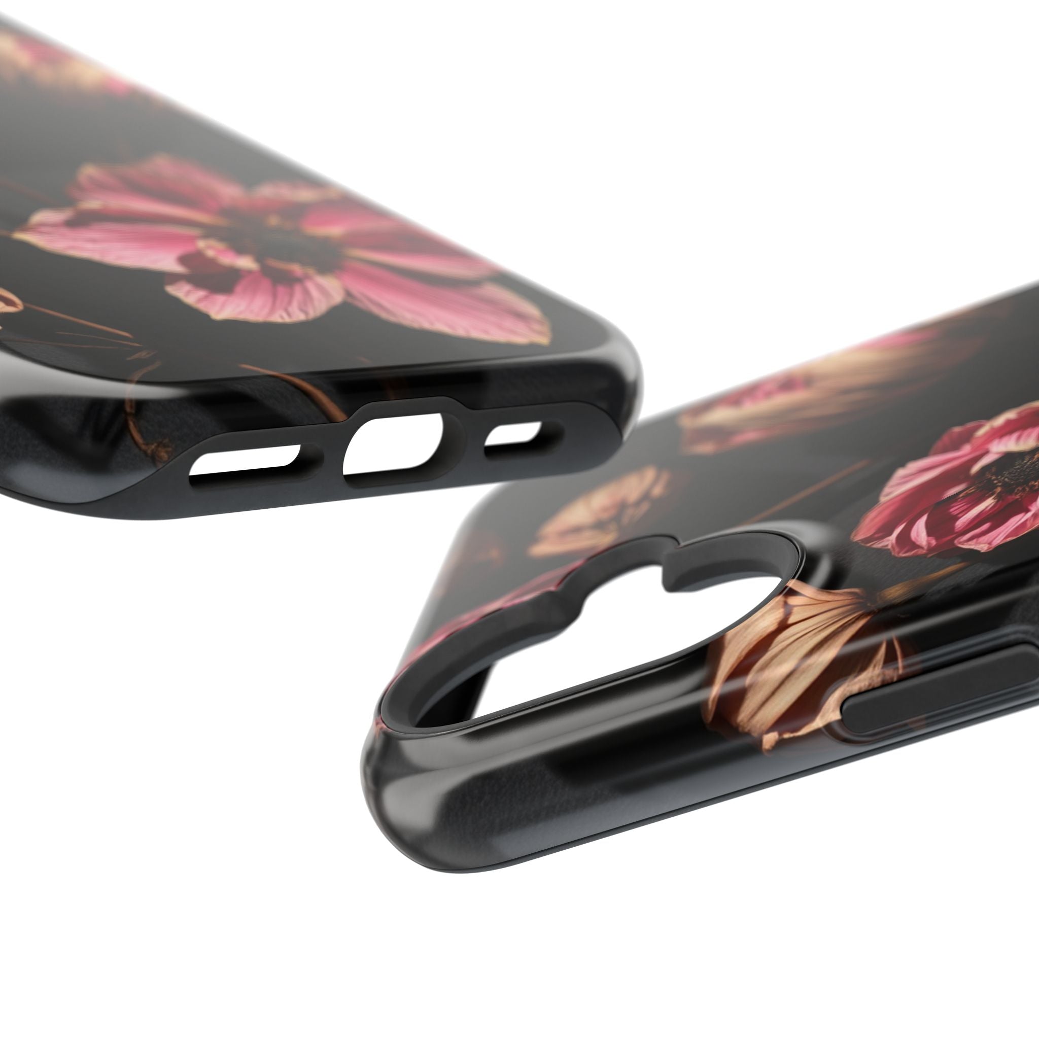 iPhone Dried Flower Flat Lay Electric Art Slim Snap Case · iPhone Case