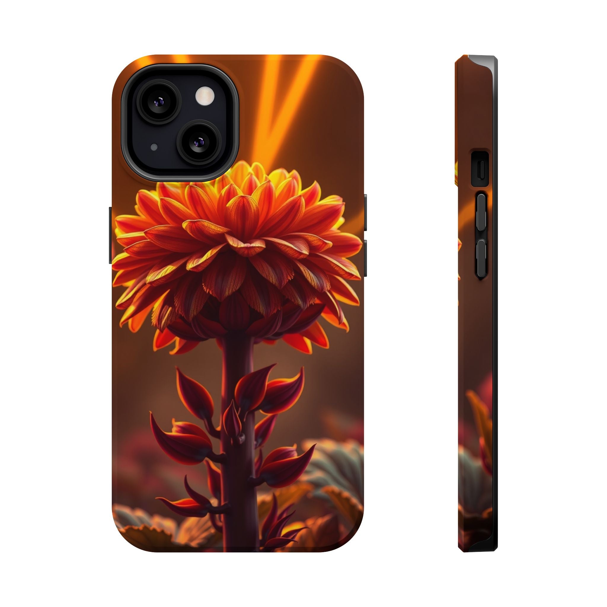 iPhone Mustard And Rust Ranunculus Stack Slim Everyday iPhone Designer · iPhone