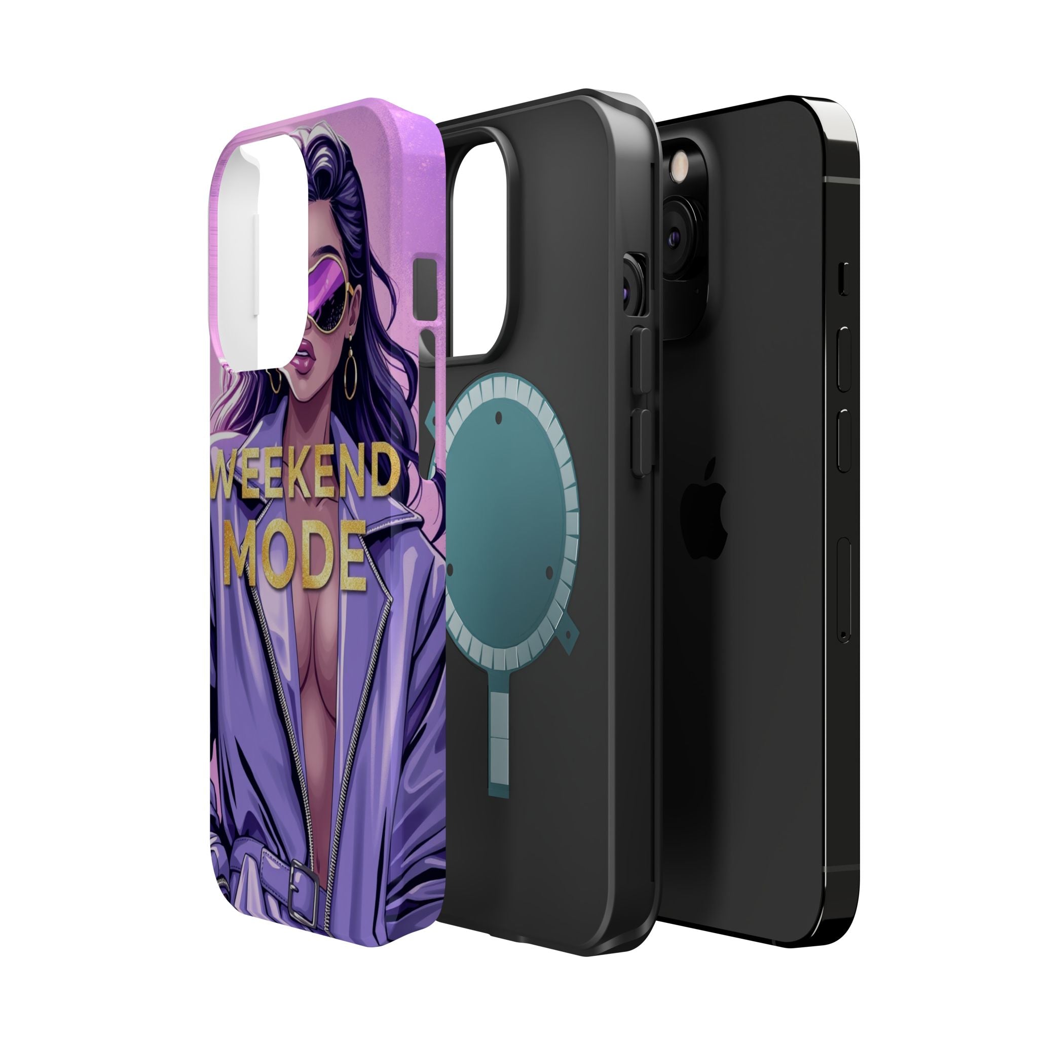 iPhone Lavender And Pearl Weekend Mode On Slim Everyday Designer Case · iPhone C