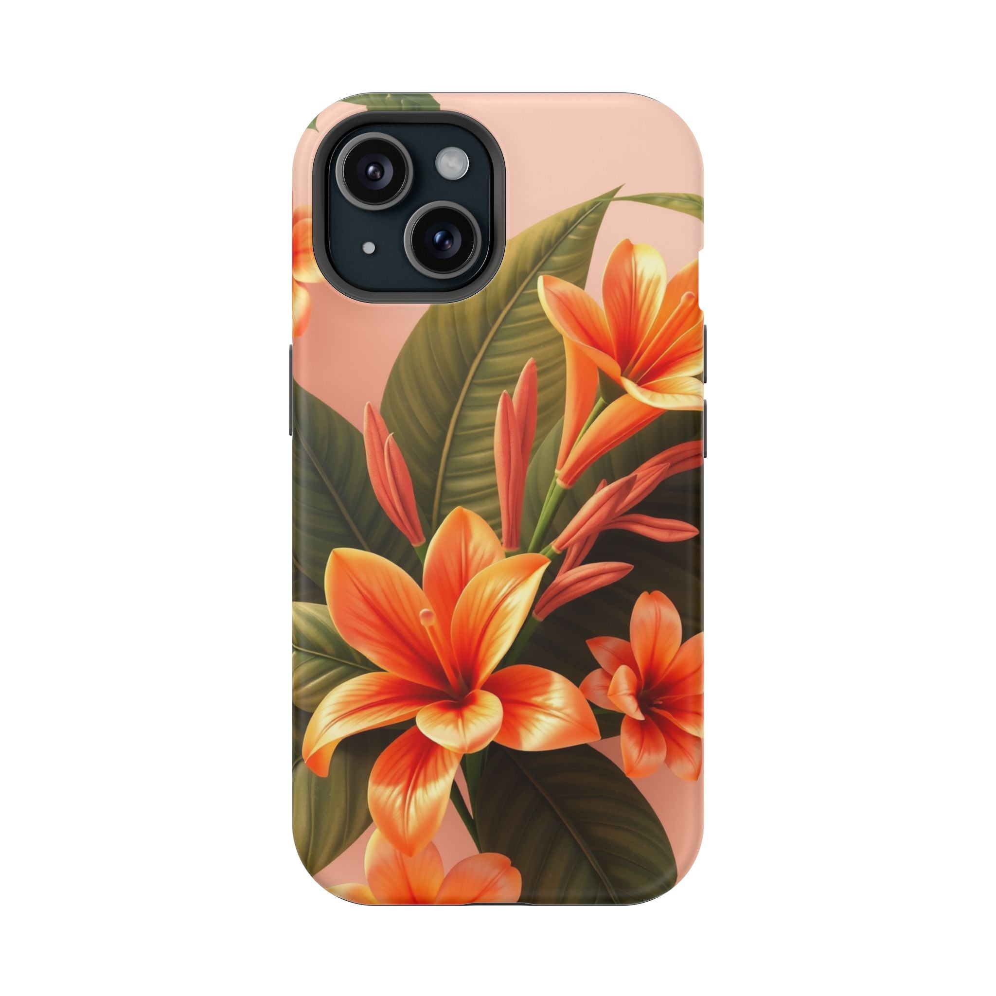 iPhone Tropical Bloom 3D Digital Bold Modern Everyday Snap Case · iPhone Case