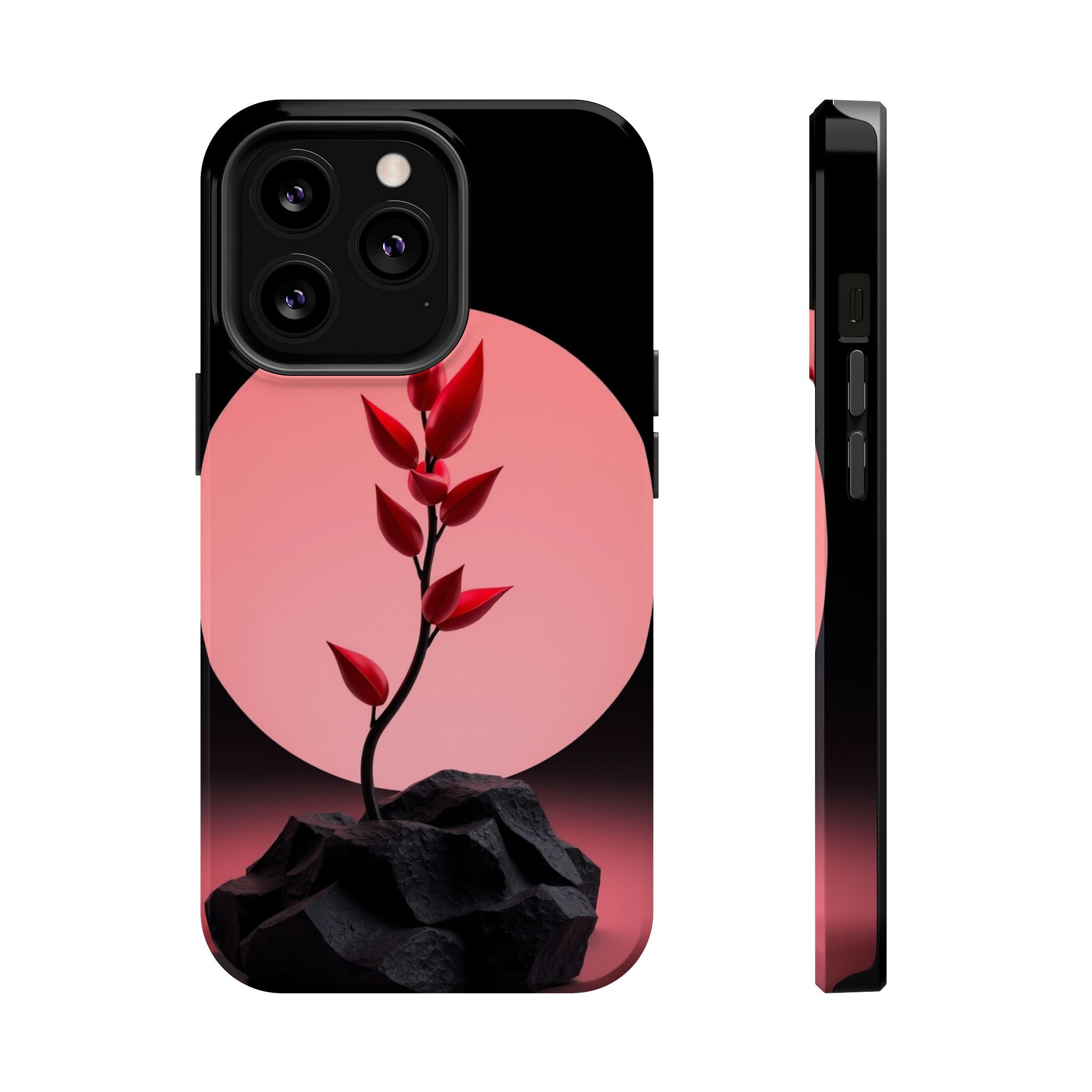 iPhone Serene Minimalist Stem Design Slim Everyday Designer Case · iPhone Case