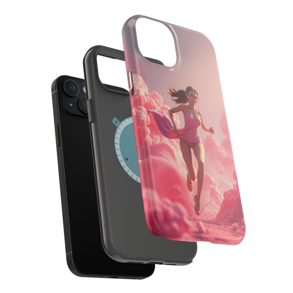 iPhone on Fumes 3D Digital Bold Modern Everyday Snap Case · iPhone Case