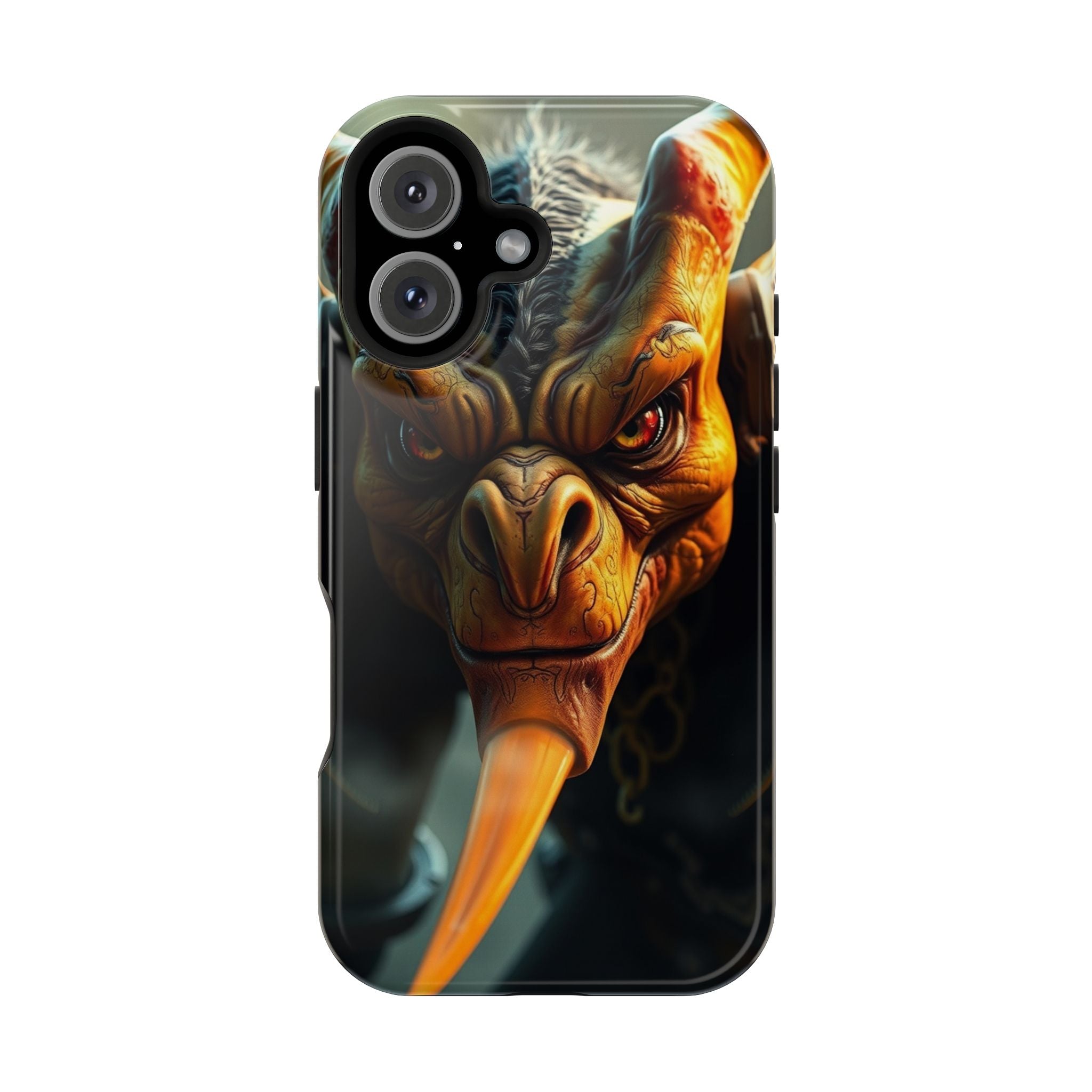 iPhone Mustard And Rust Goblin Mode Activated Slim Everyday Designer Case · iPho