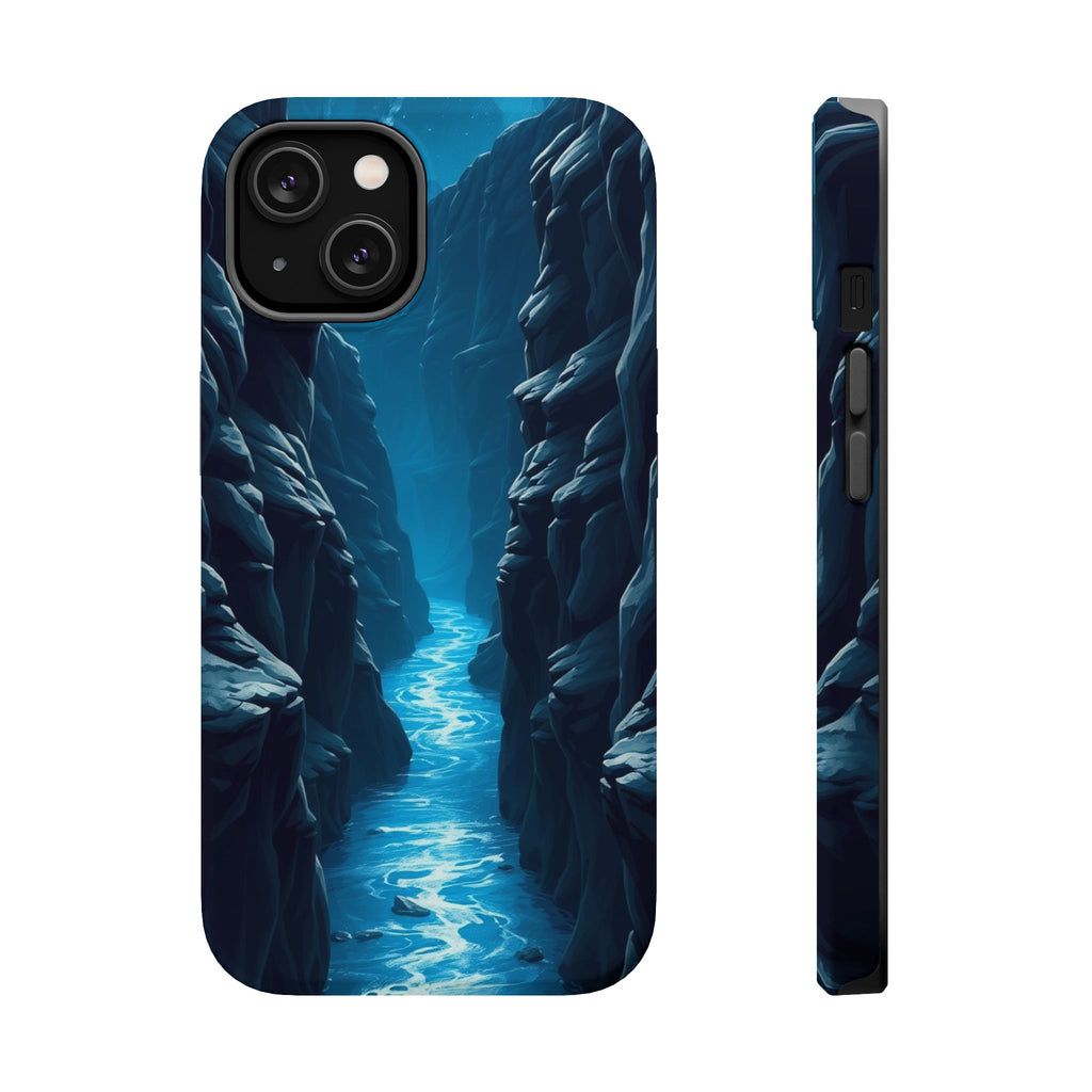 iPhone Midnight Blue And Silver River Canyon Slim iPhone Everyday · iPhone Case