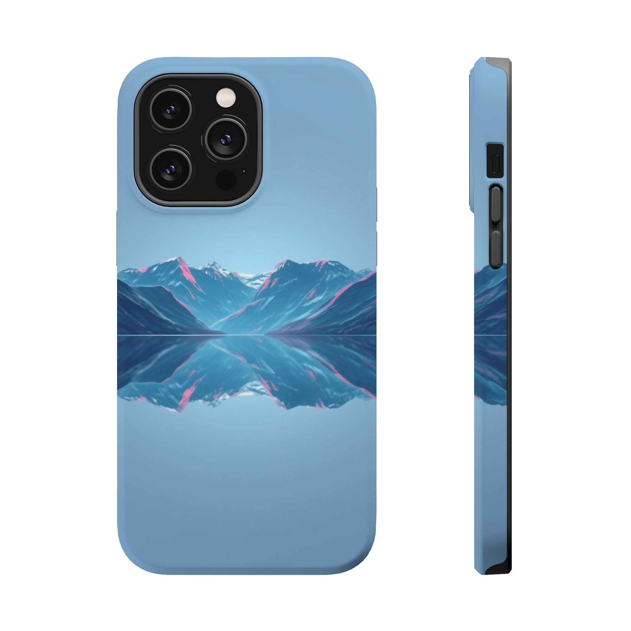 iPhone Fjord Reflection Mystic Art Bold Modern Everyday Snap Case · iPhone Case