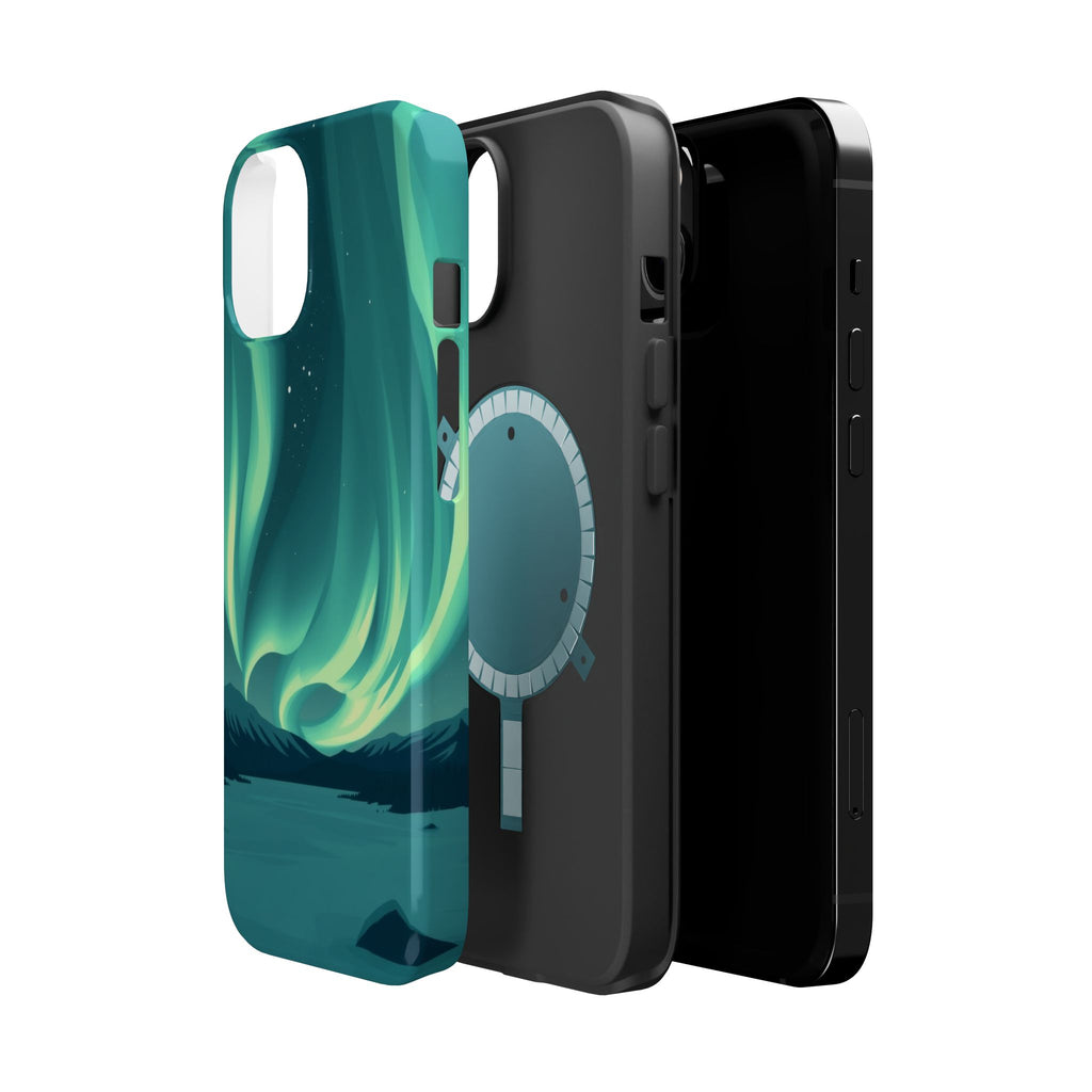 iPhone Northern Lights Abstract Geometric Slim iPhone Everyday Designer · iPhone