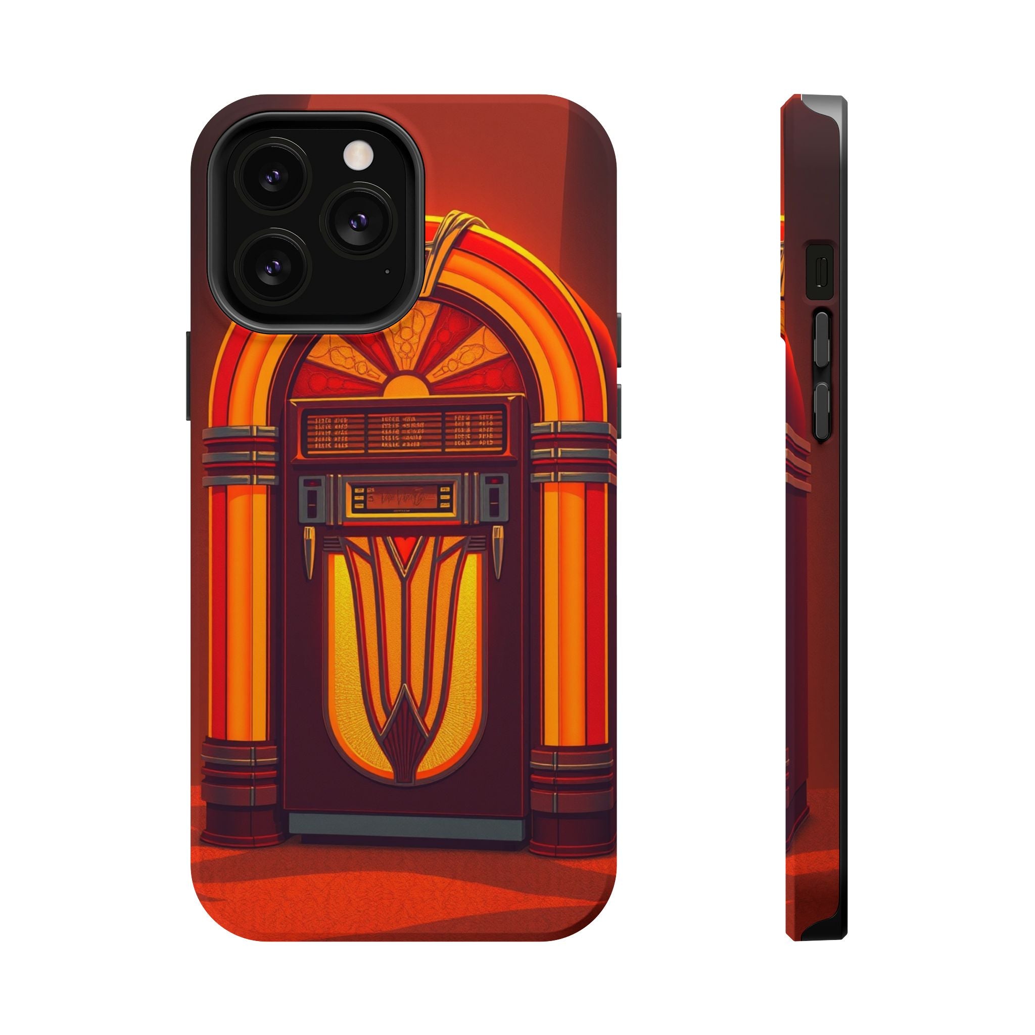 iPhone Jukebox Glow Pop Art Bold Bold Modern Everyday Snap Case · iPhone Case