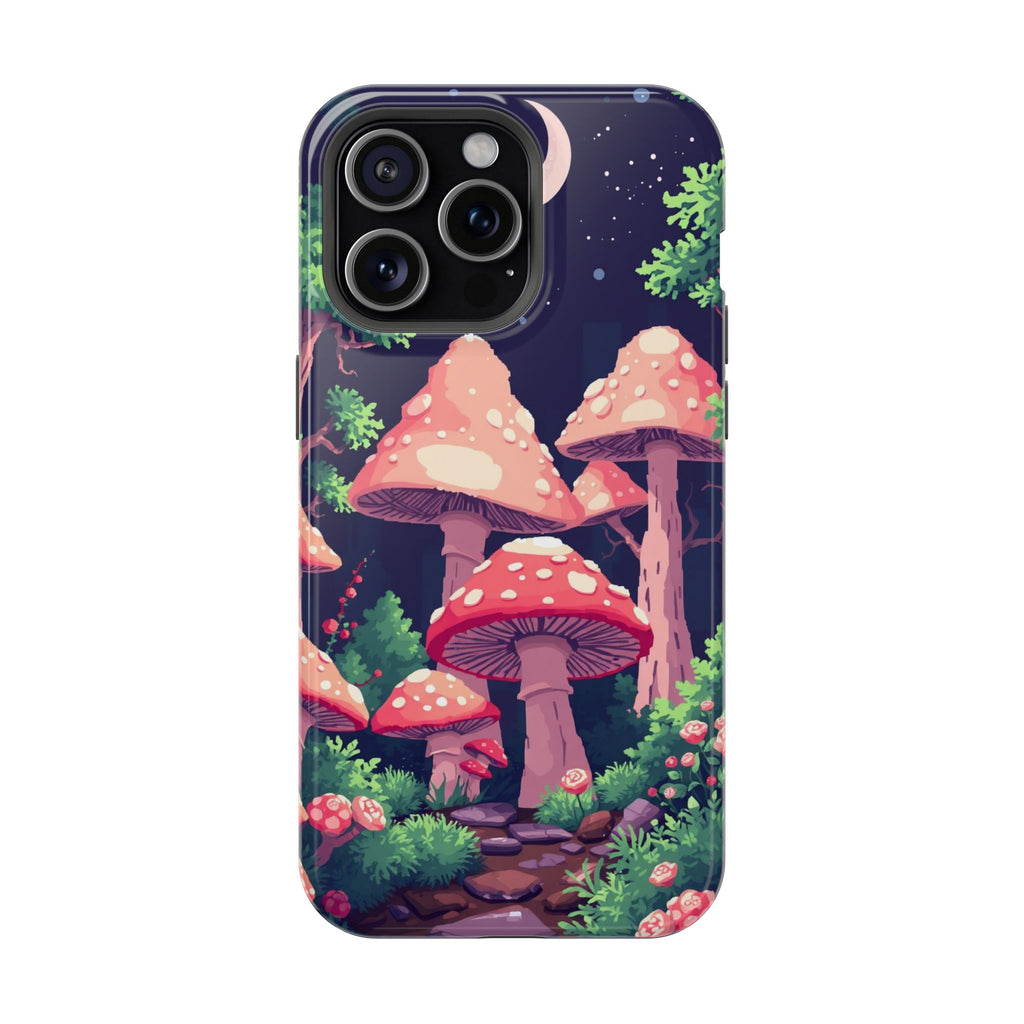 iPhone Mushroom Forest Pixel Art -Bit Slim Everyday Designer Case · iPhone Case
