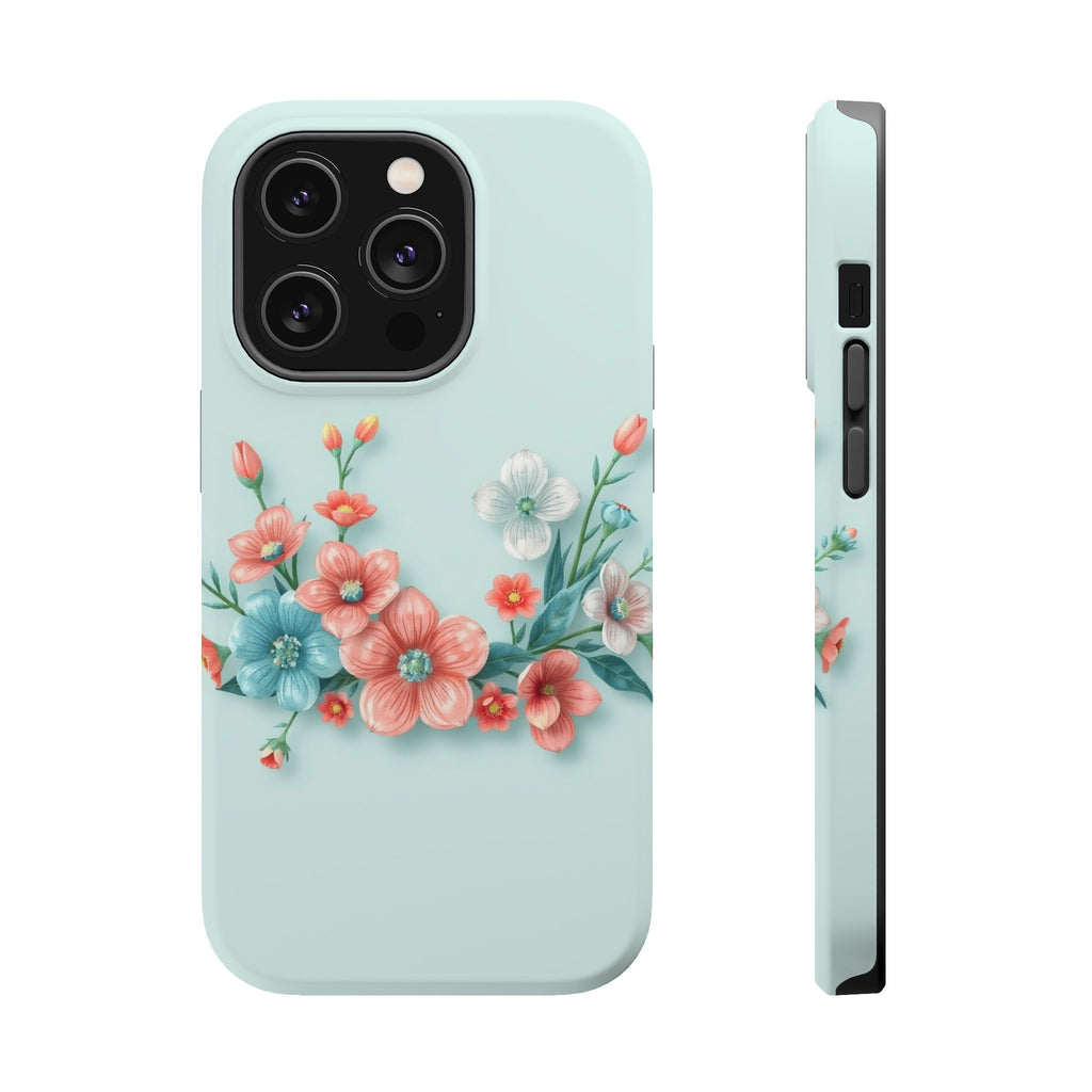 iPhone Serene Floral Crown Design Bold Modern Everyday Snap Case · iPhone Case