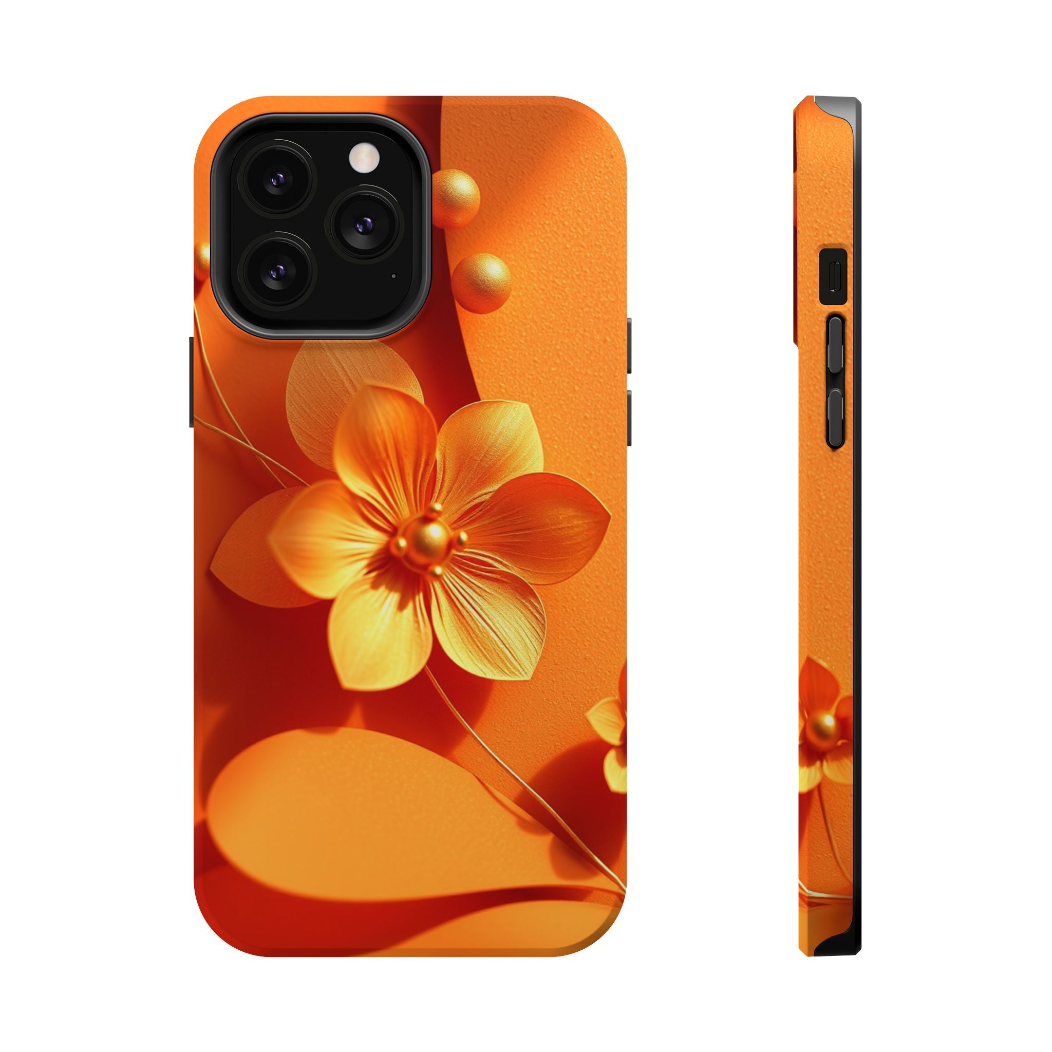 iPhone Floral Geometric Gold Foil Luxury Slim Everyday iPhone Designer · iPhone