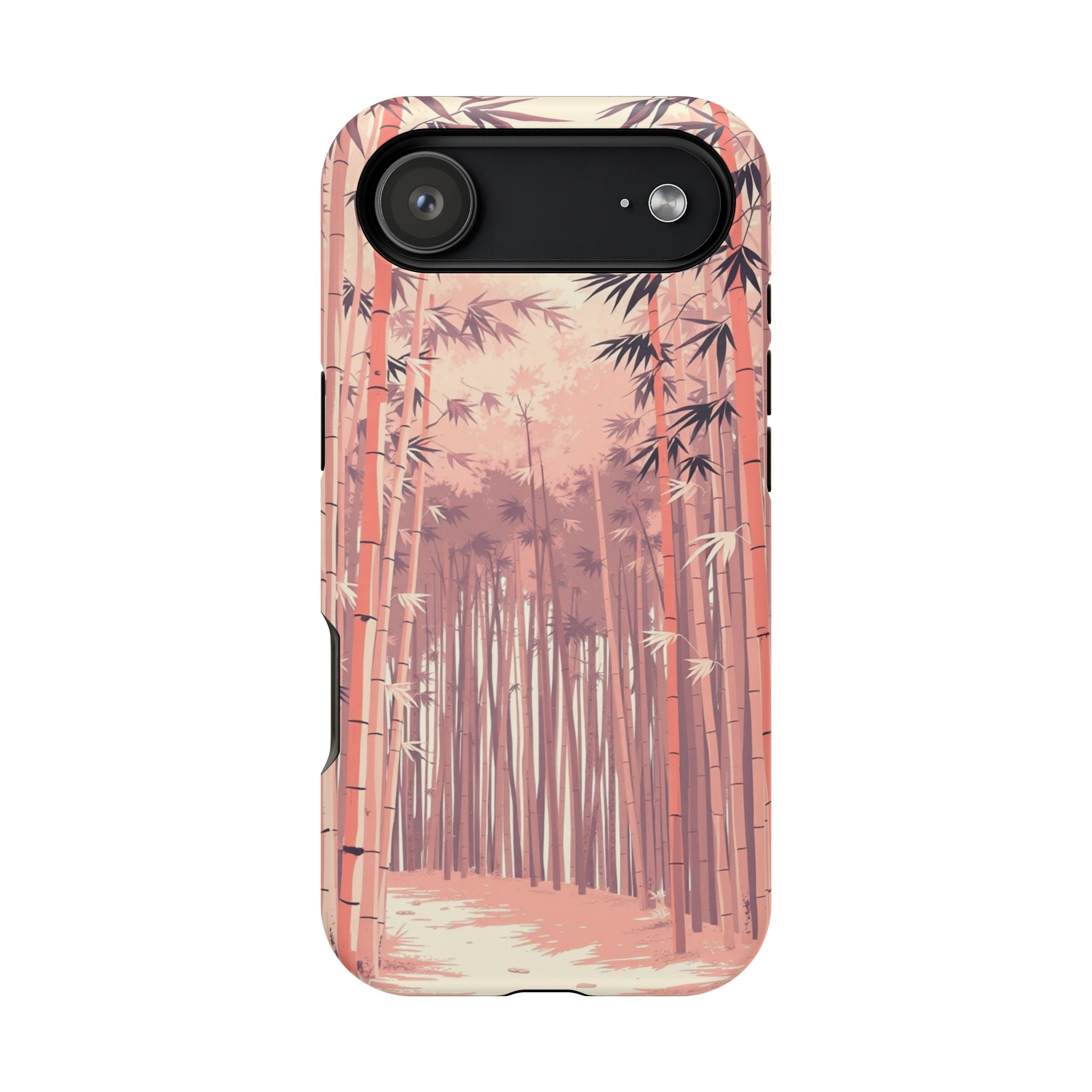 iPhone Rose Pink And Cream Bamboo Grove Slim Everyday iPhone 19 · iPhone Case