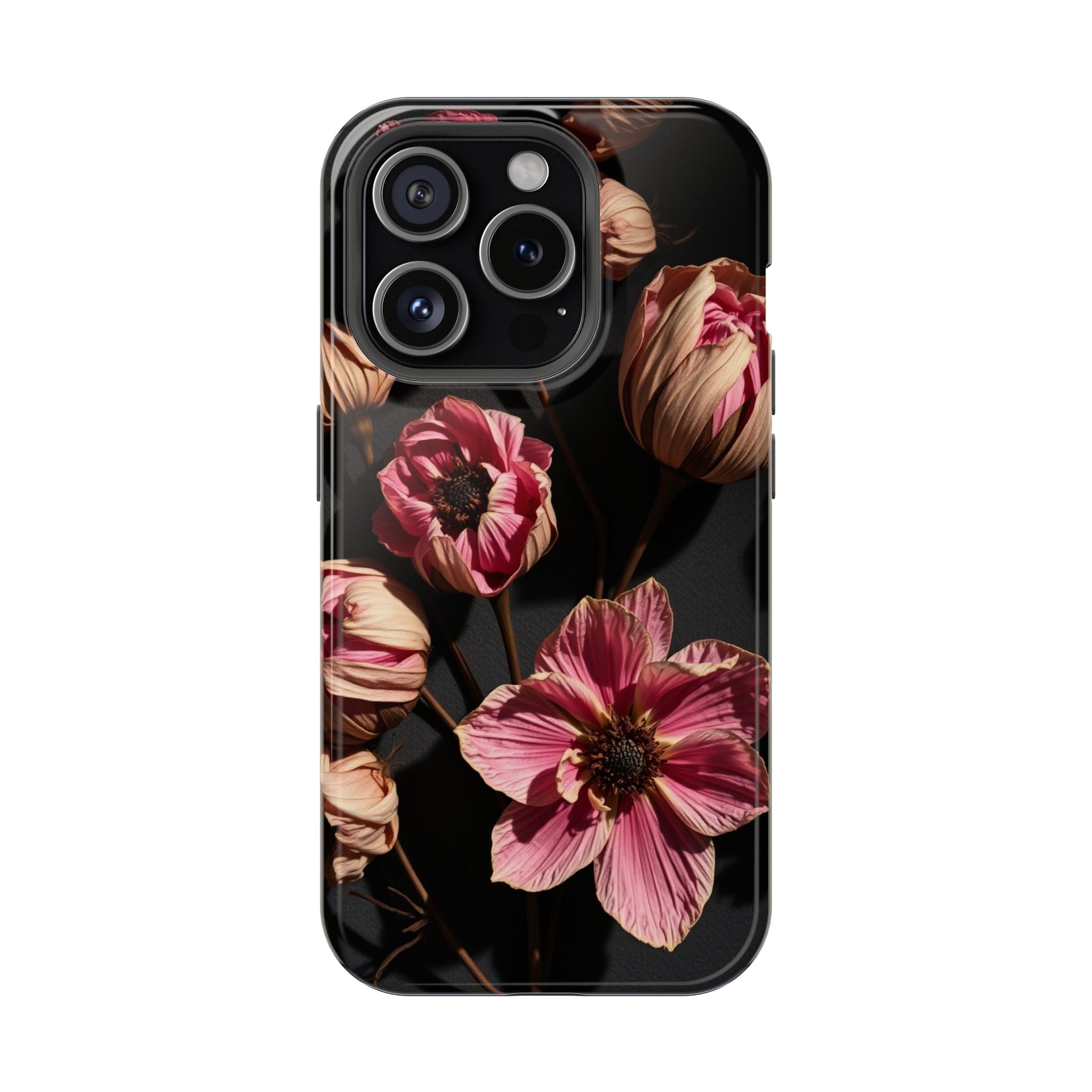 iPhone Dried Flower Flat Lay Electric Art Slim Snap Case · iPhone Case
