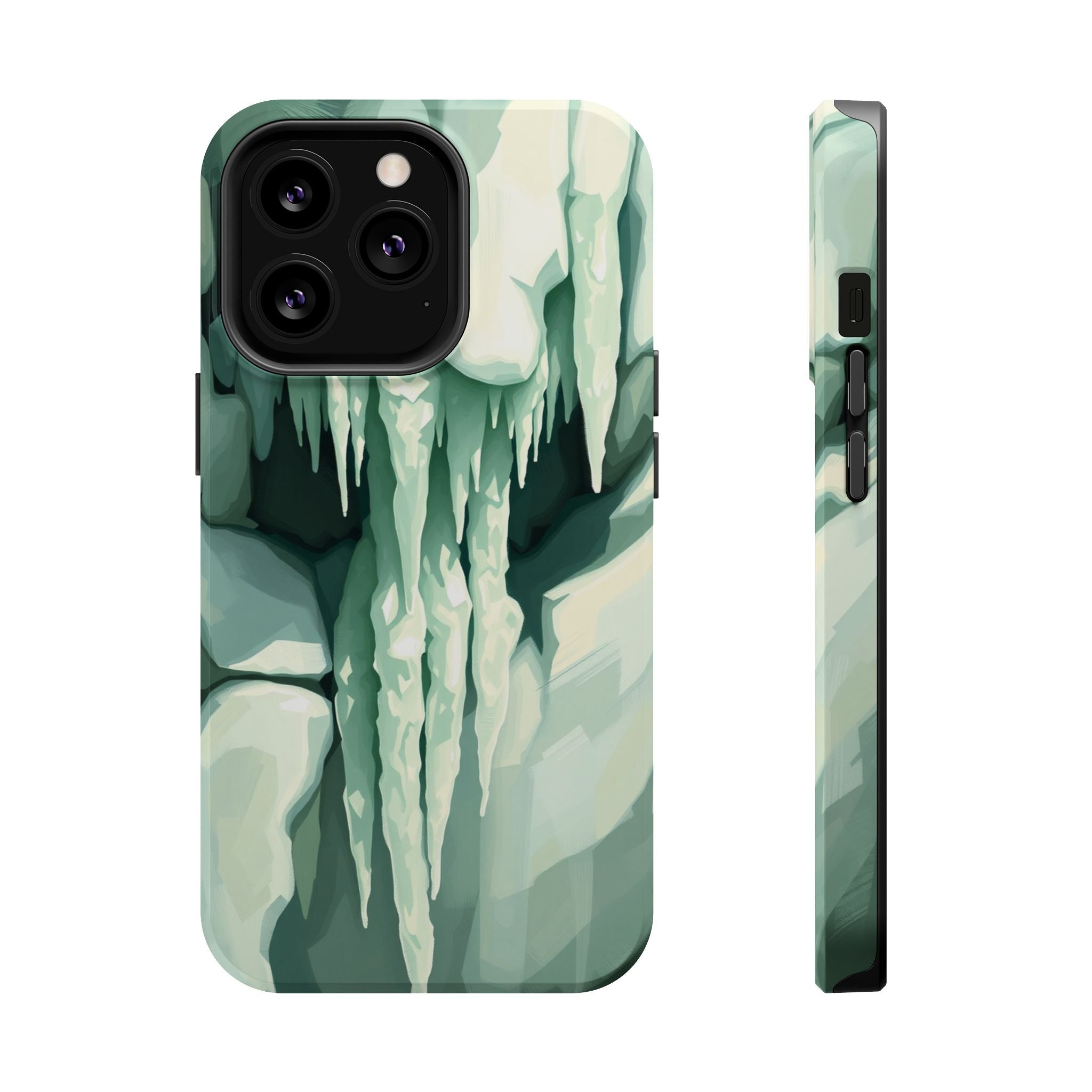 iPhone Earthy Icicle Formation Design Slim Everyday Designer Case · iPhone Case