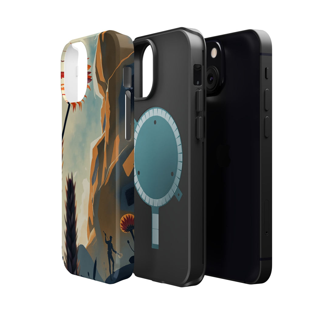 iPhone Bud Burst Vibrant Watercolor Artistic Everyday Cas Slim Snap Case · iPhon