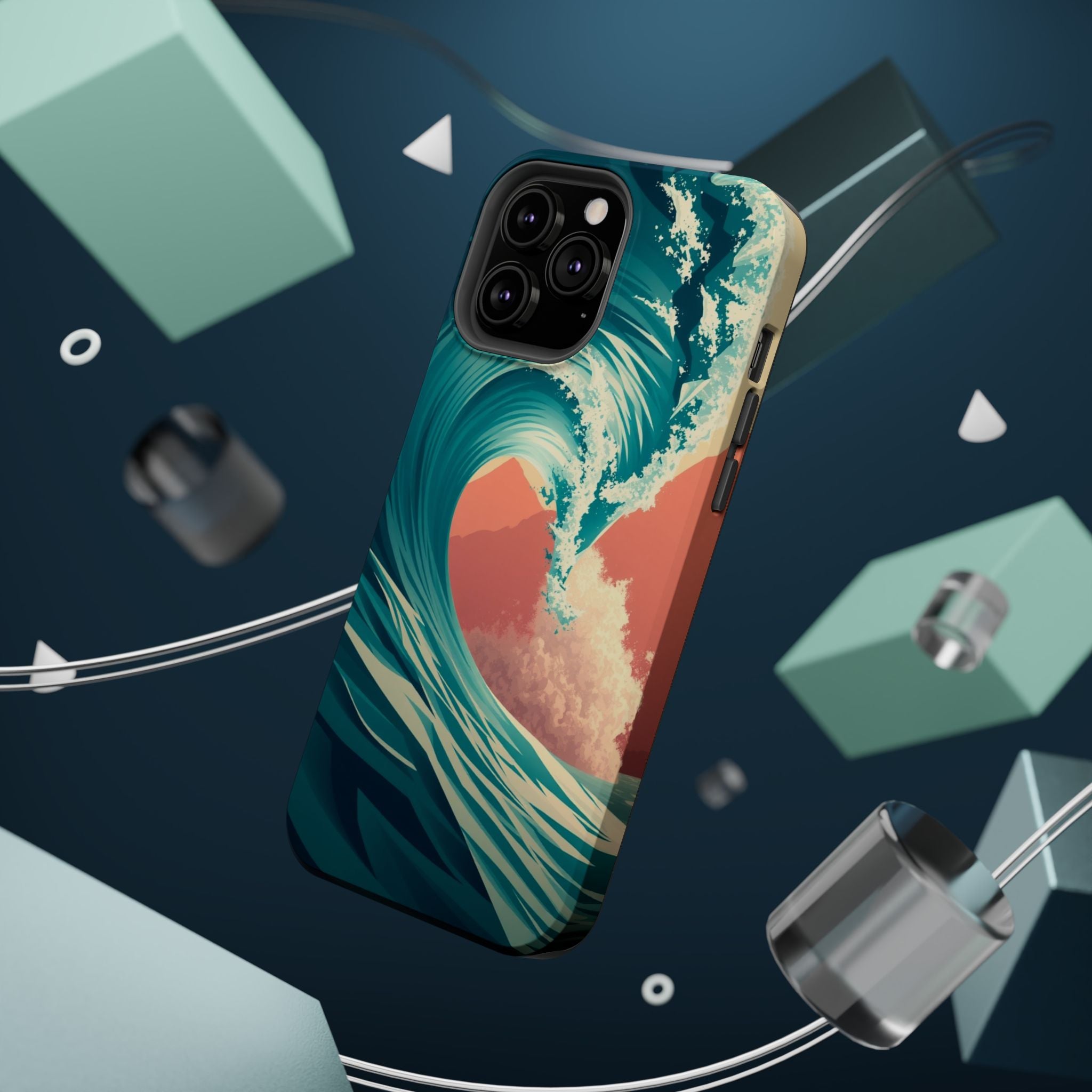 iPhone Ocean Wave Crash Cinematic Art Slim Everyday Designer Case · iPhone Case