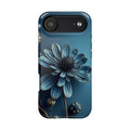 iPhone Midnight Blue And Silver Dried Flower Flat Lay iPhone 15 · iPhone Case