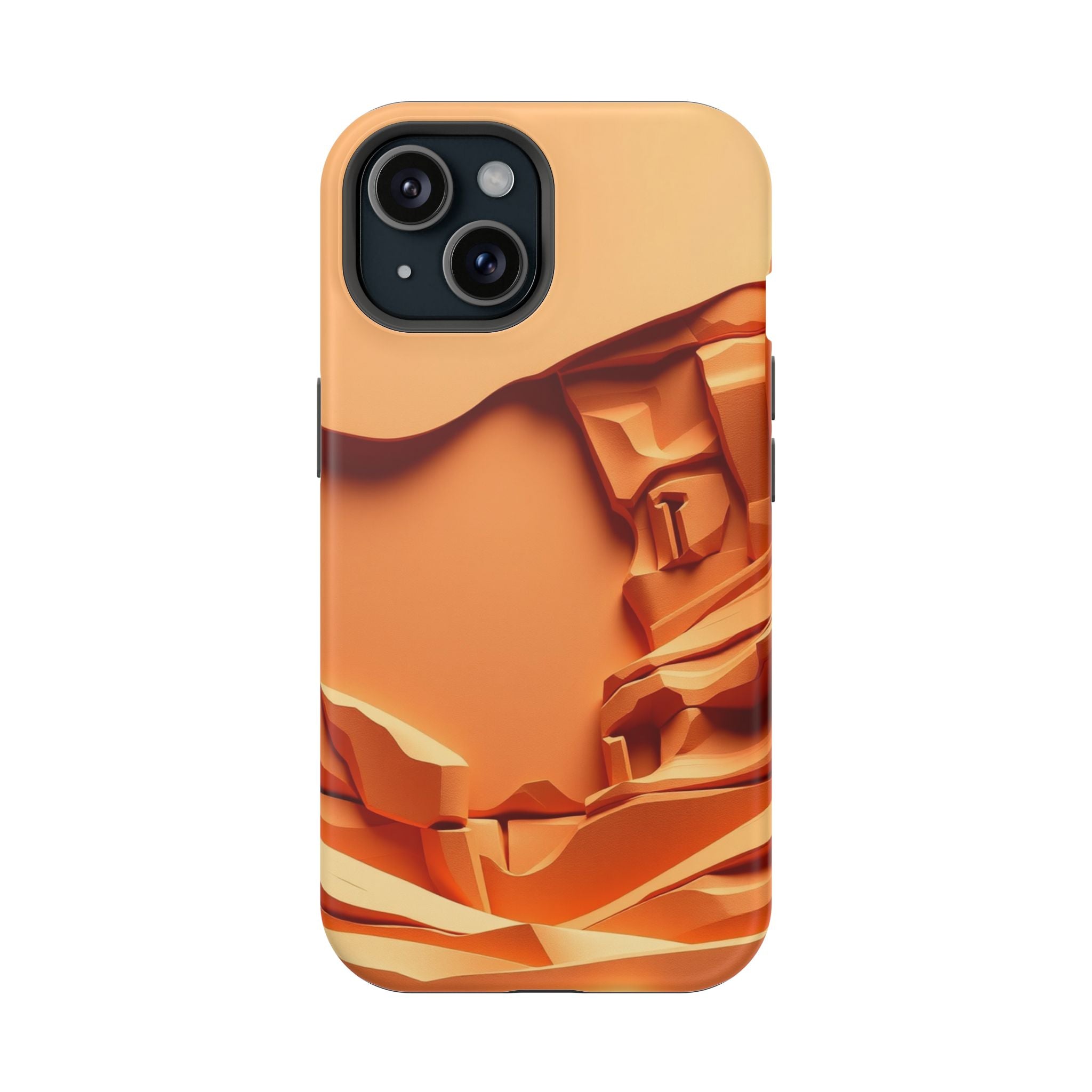 iPhone Burnt Orange And Sand Canyon Wall Slim Everyday iPhone 12 · iPhone Case