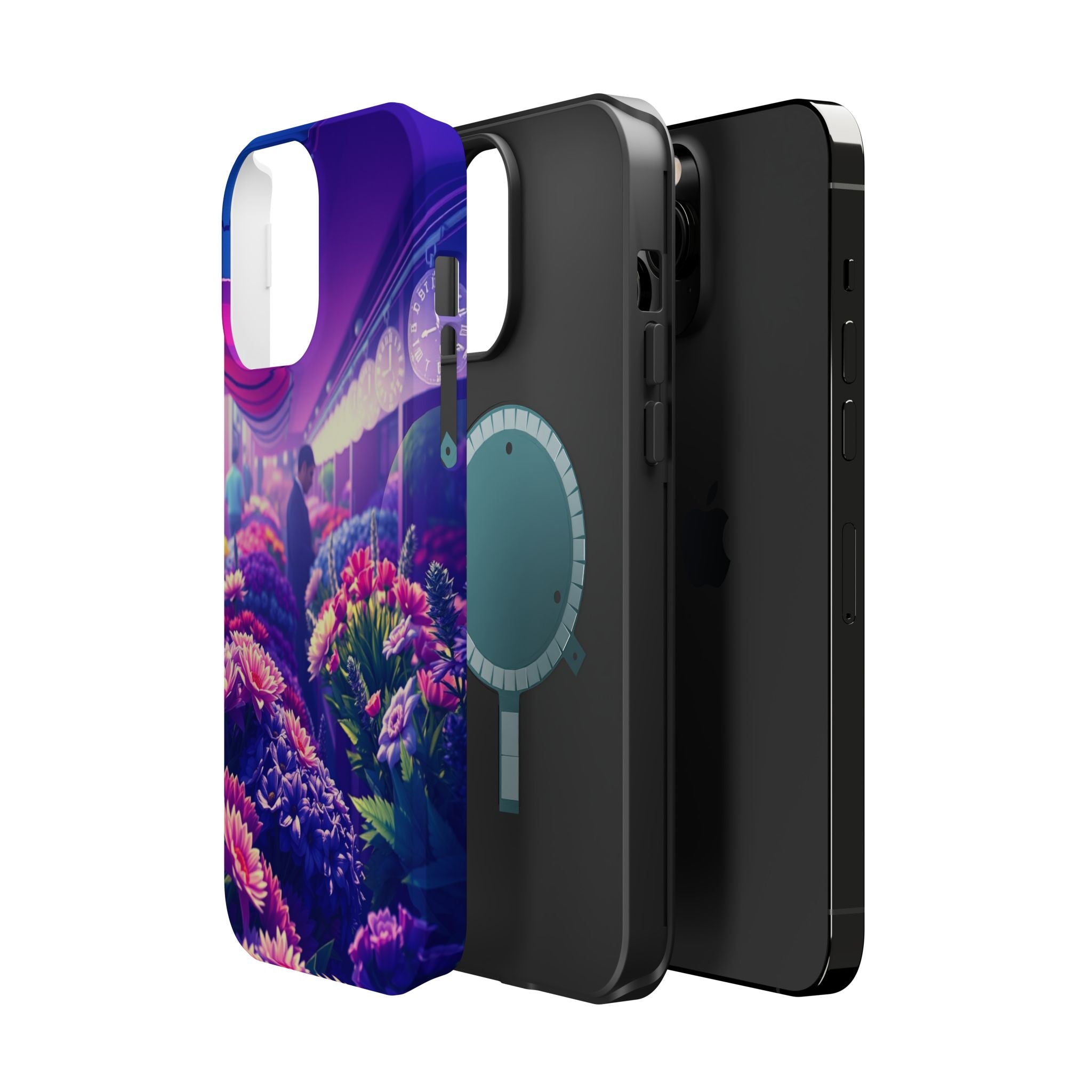 iPhone Flower Market Enchanted Art Bold Modern Everyday Snap Case · iPhone Case