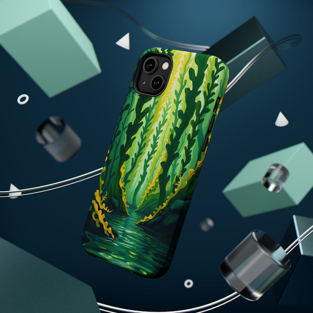 iPhone Kelp Forest Oil Painting Impressionist Slim iPhone Everyday · iPhone Case