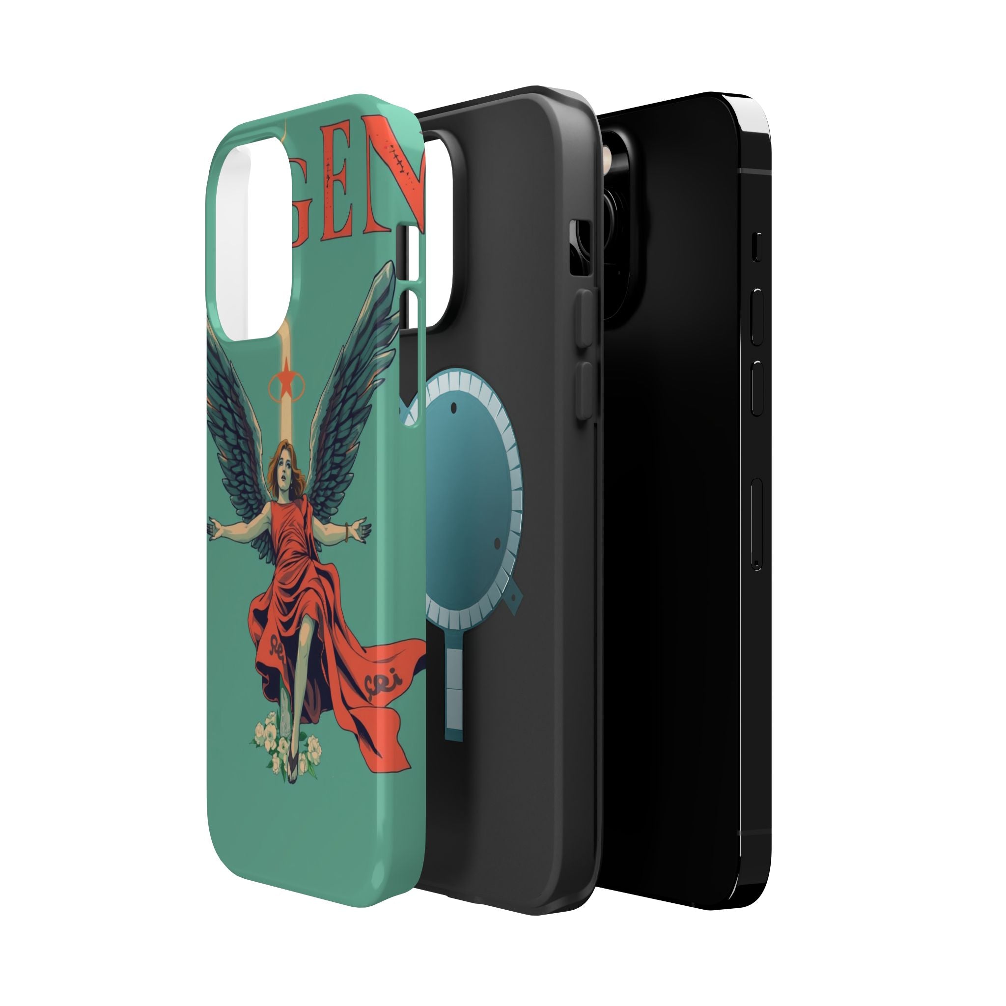 iPhone Radiant Fallen Angel Design Bold Modern Everyday Snap Case · iPhone Case