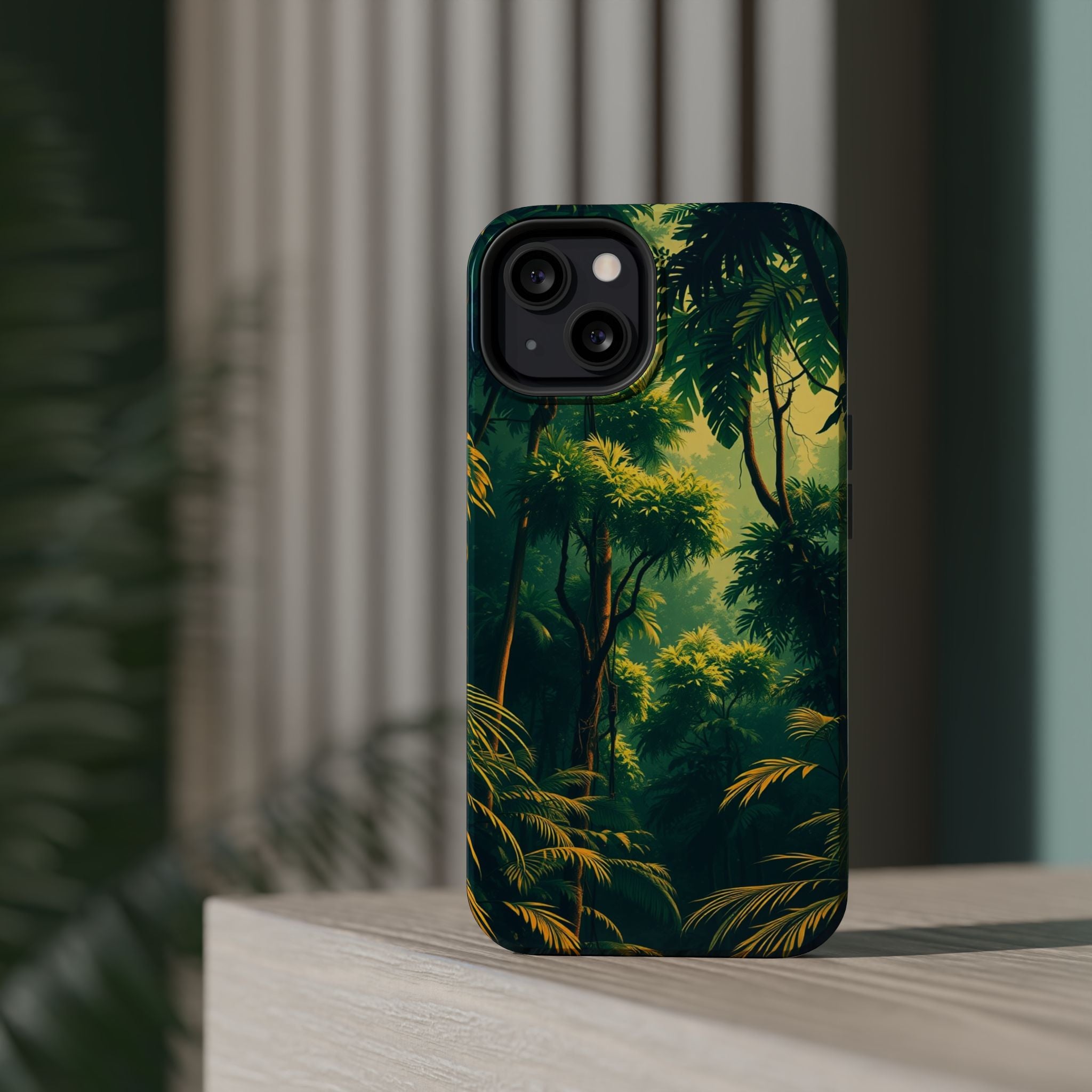 iPhone Rainforest Canopy Vintage Retro Poster Slim iPhone Everyday · iPhone Case