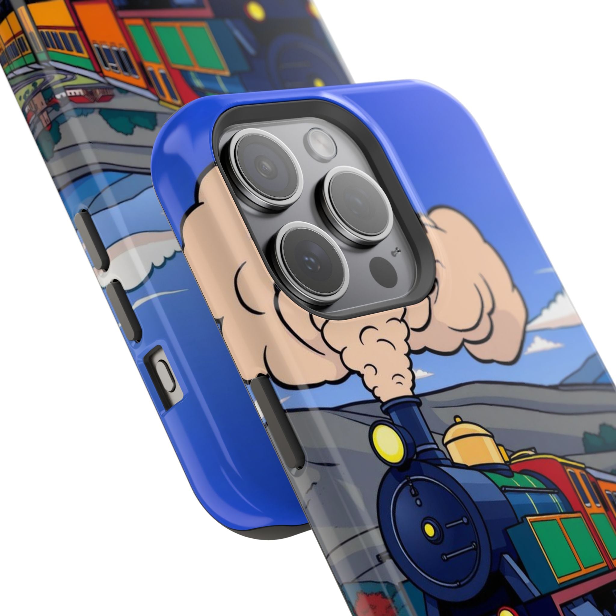 iPhone Steam Locomotive Puff Kids Fun iPhone Phone Case Gift Slim · iPhone Case