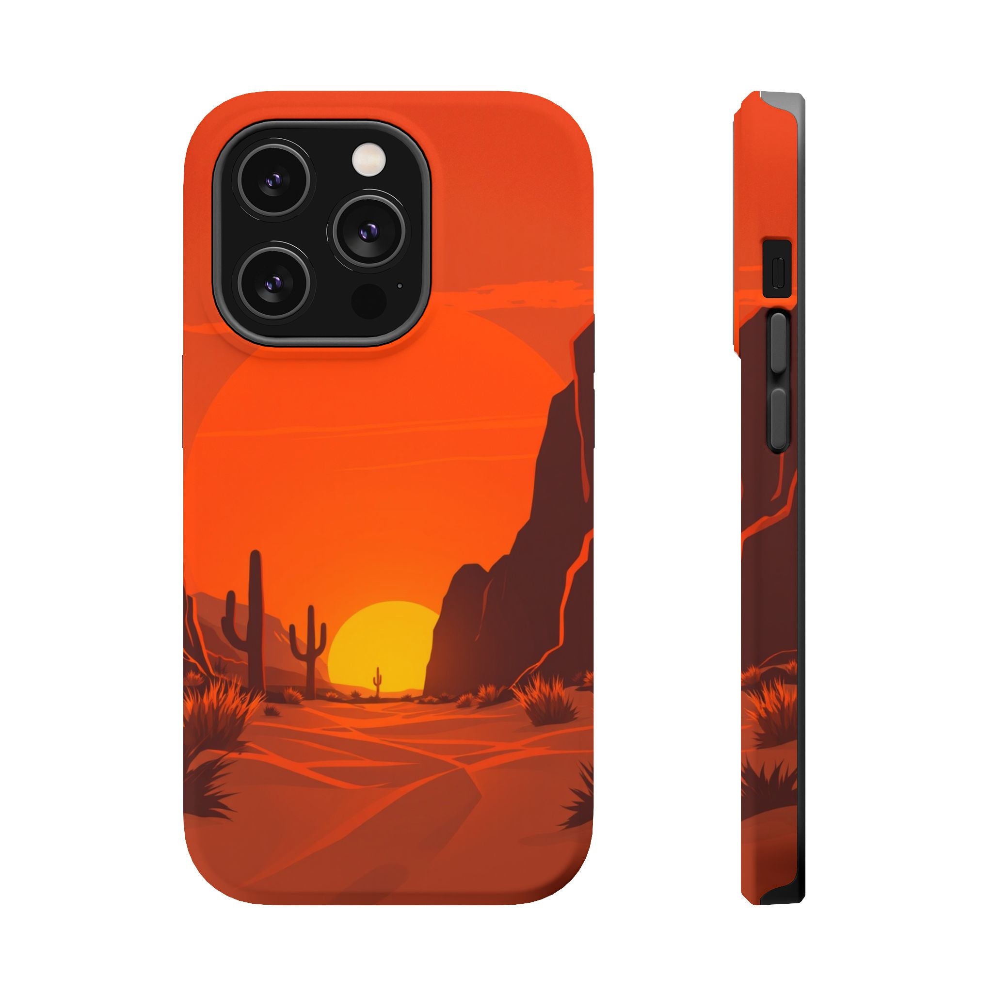 iPhone Burnt Orange And Sand Mesa Sunset Slim Everyday iPhone Designer · iPhone