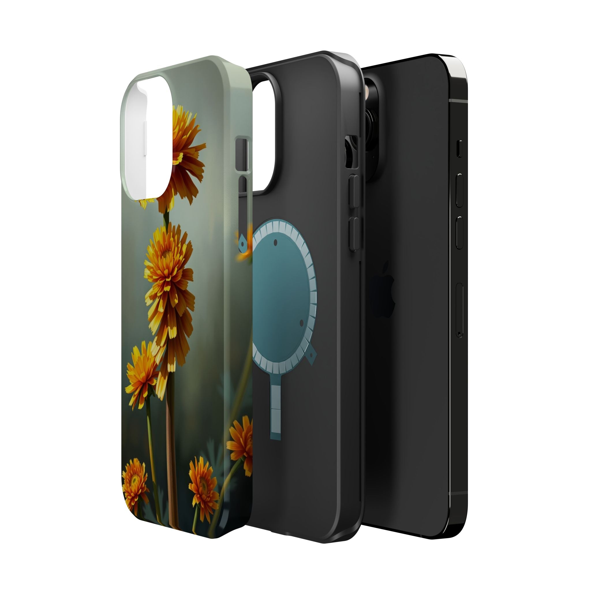 iPhone Ranunculus Stack Electric Art Slim Everyday Designer Case · iPhone Case