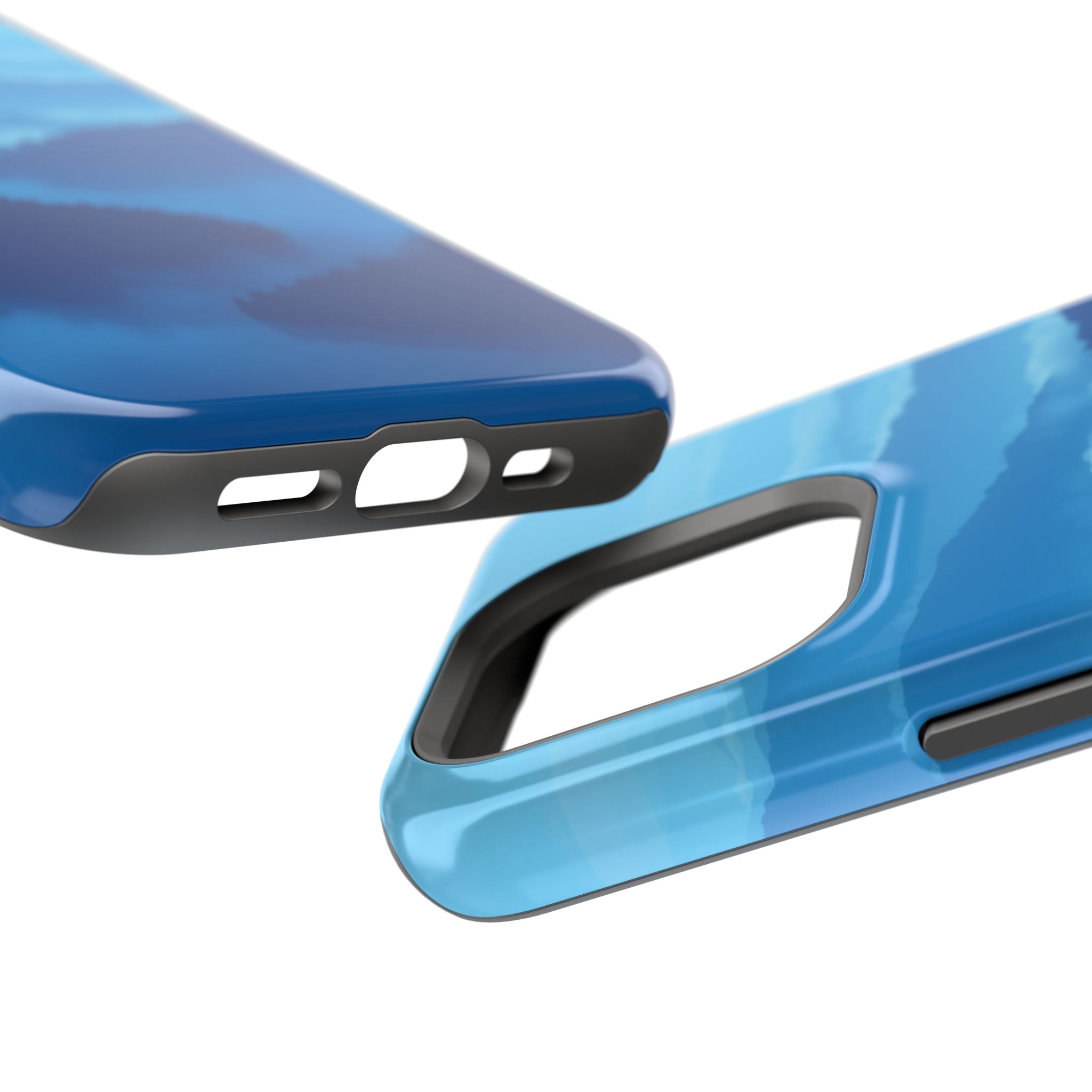 iPhone Fog Rolling Over Hills Pixel Art -Bit Slim iPhone Everyday · iPhone Case