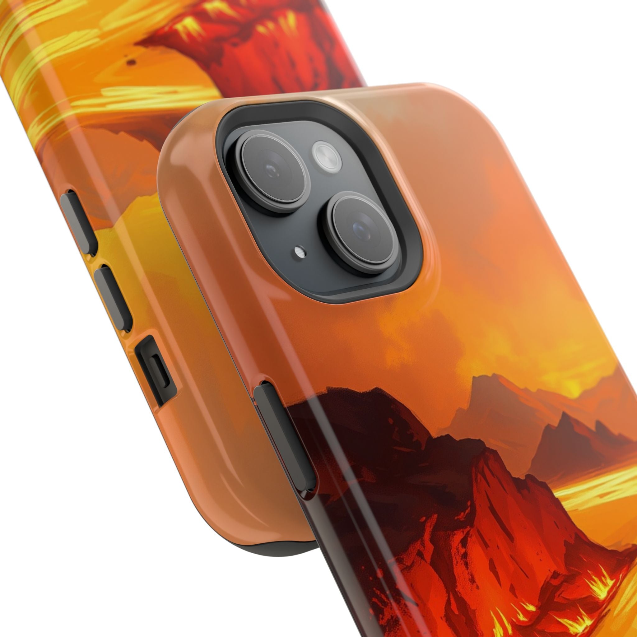 iPhone Burnt Orange And Sand Wildfire Glow Slim iPhone Everyday · iPhone Case