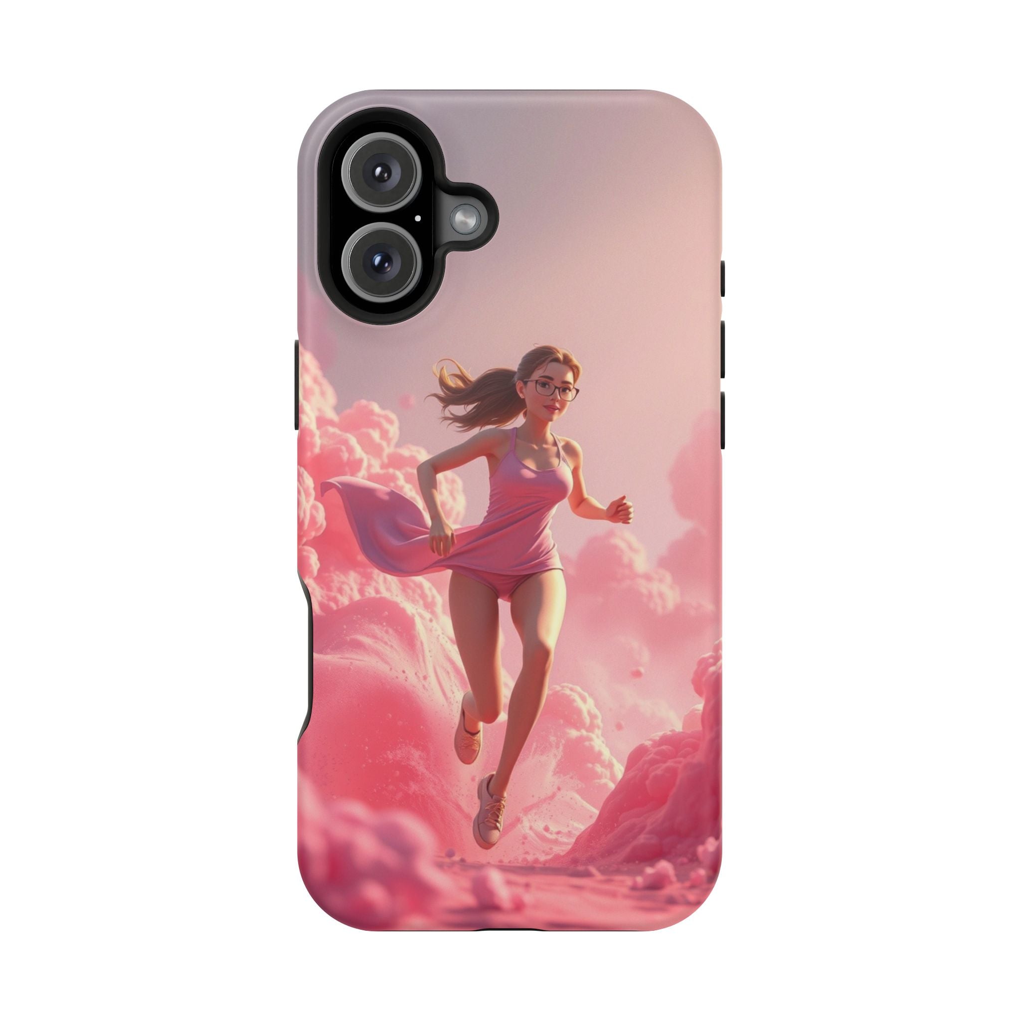 iPhone on Fumes 3D Digital Bold Modern Everyday Snap Case · iPhone Case