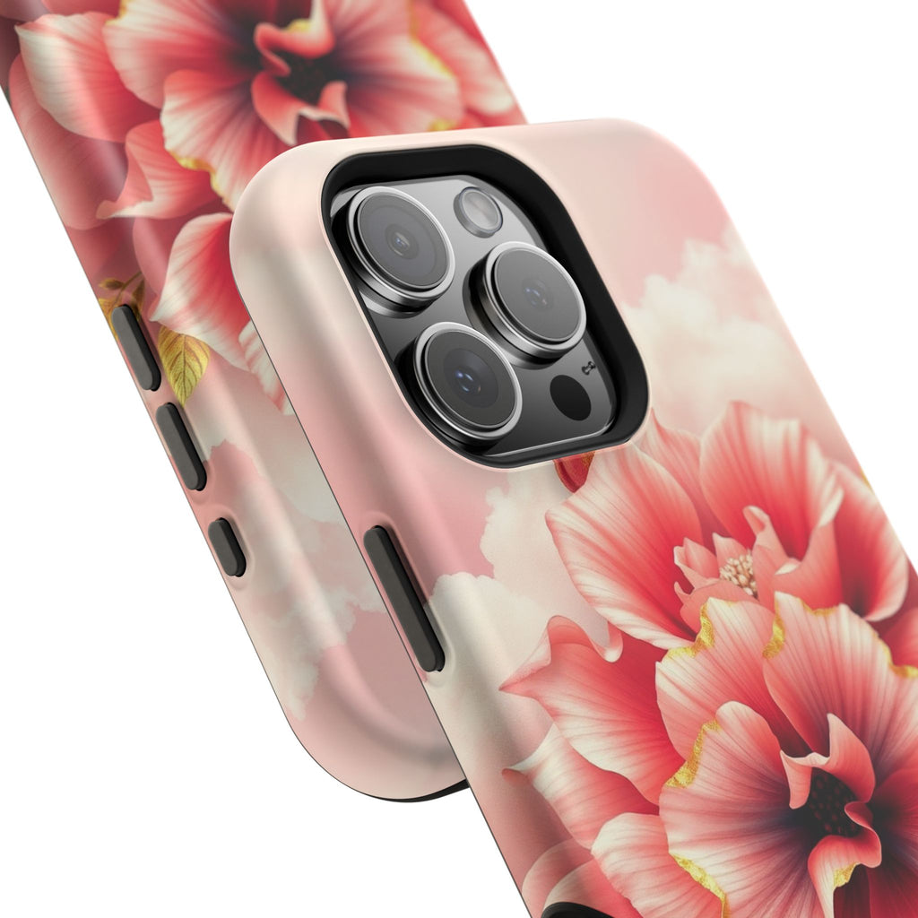 iPhone Pastel Floral Cloud Gold Foil Luxury Slim iPhone Everyday · iPhone Case