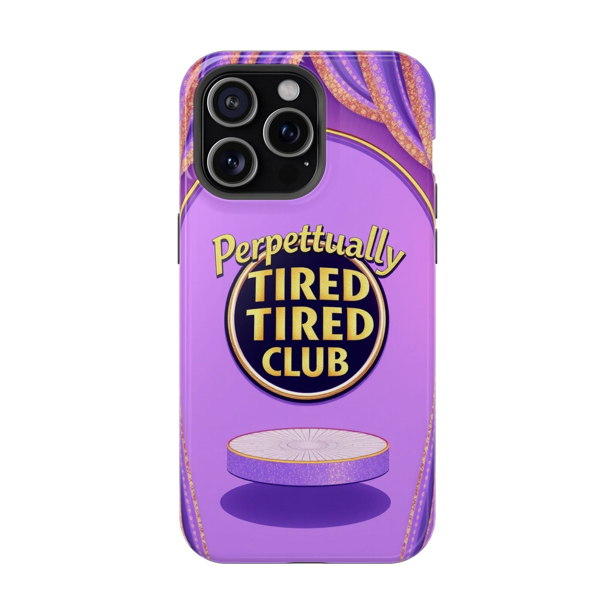 iPhone Perpetually Tired Club Bold Art Slim Everyday Designer Case · iPhone Case