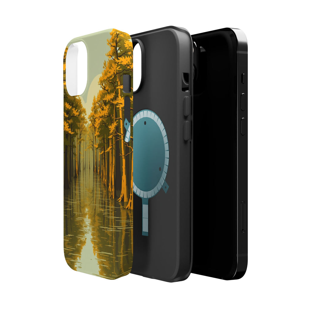 iPhone Cypress Swamp Enchanted Art Bold Modern Everyday Snap Case · iPhone Case