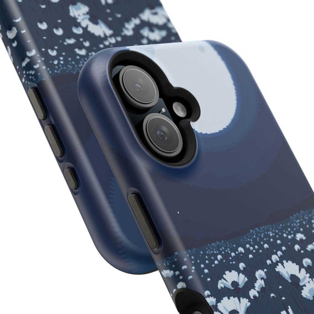 iPhone Poppy Field Pixel Art -Bit Bold Modern Everyday Snap Case · iPhone Case