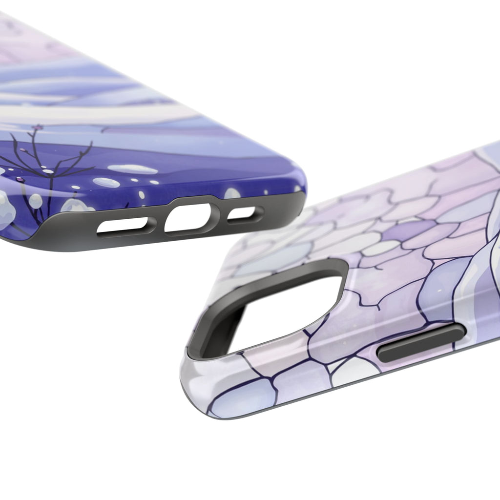 iPhone Snow Field Electric Art 11 Bold Modern Everyday Snap Case · iPhone Case