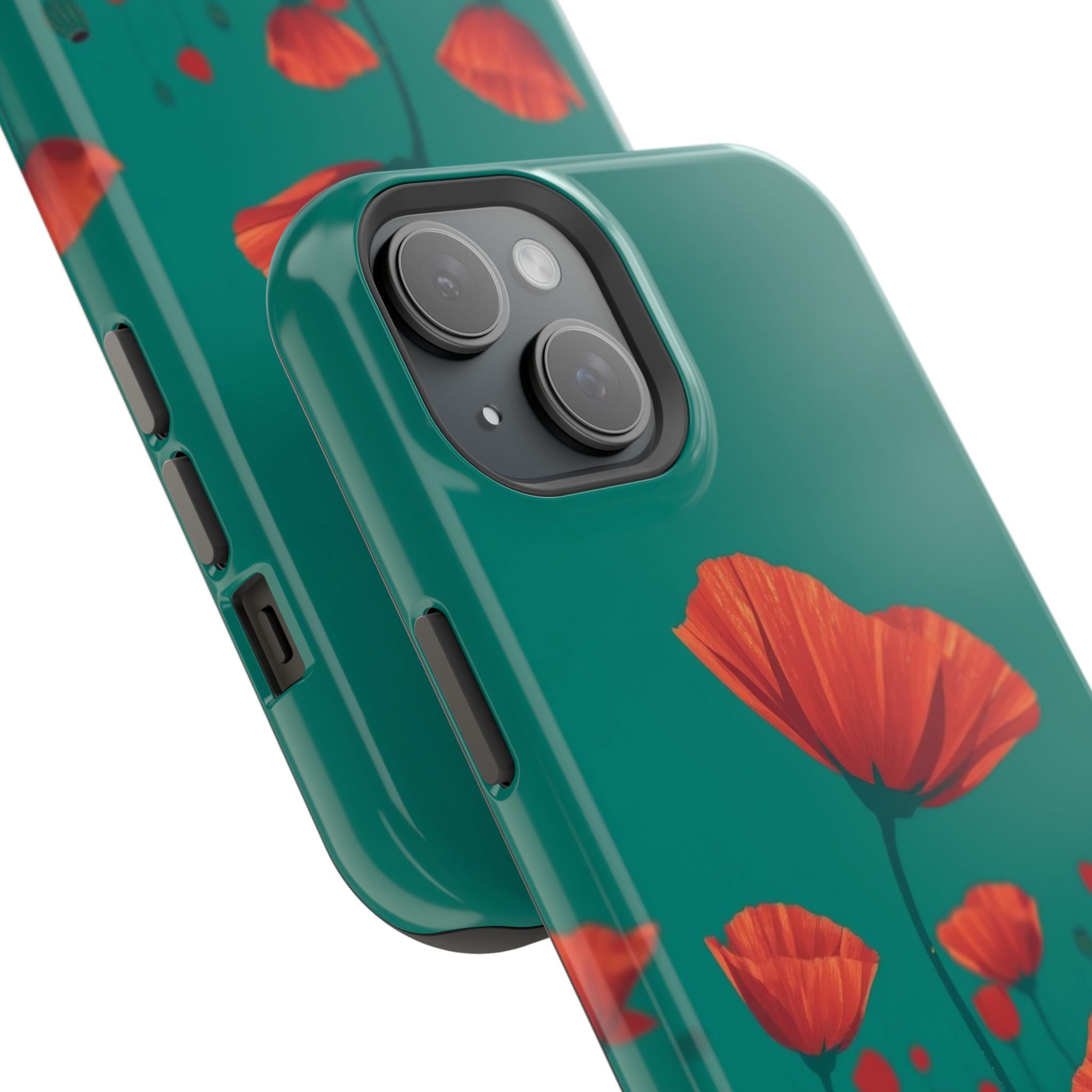 iPhone Earthy Poppy Field Design Bold Modern Everyday Snap Case · iPhone Case