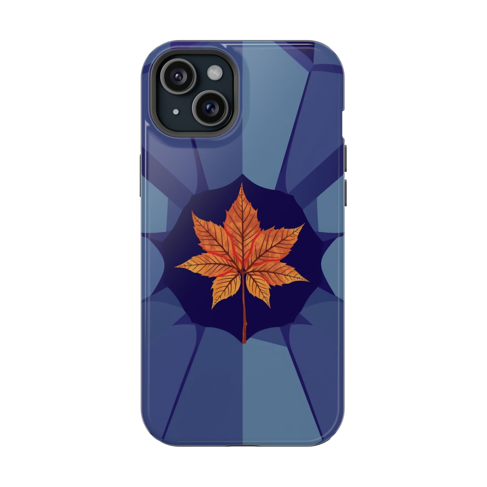 iPhone Autumn Maple Abstract Geometric Slim Everyday Designer Case · iPhone Case
