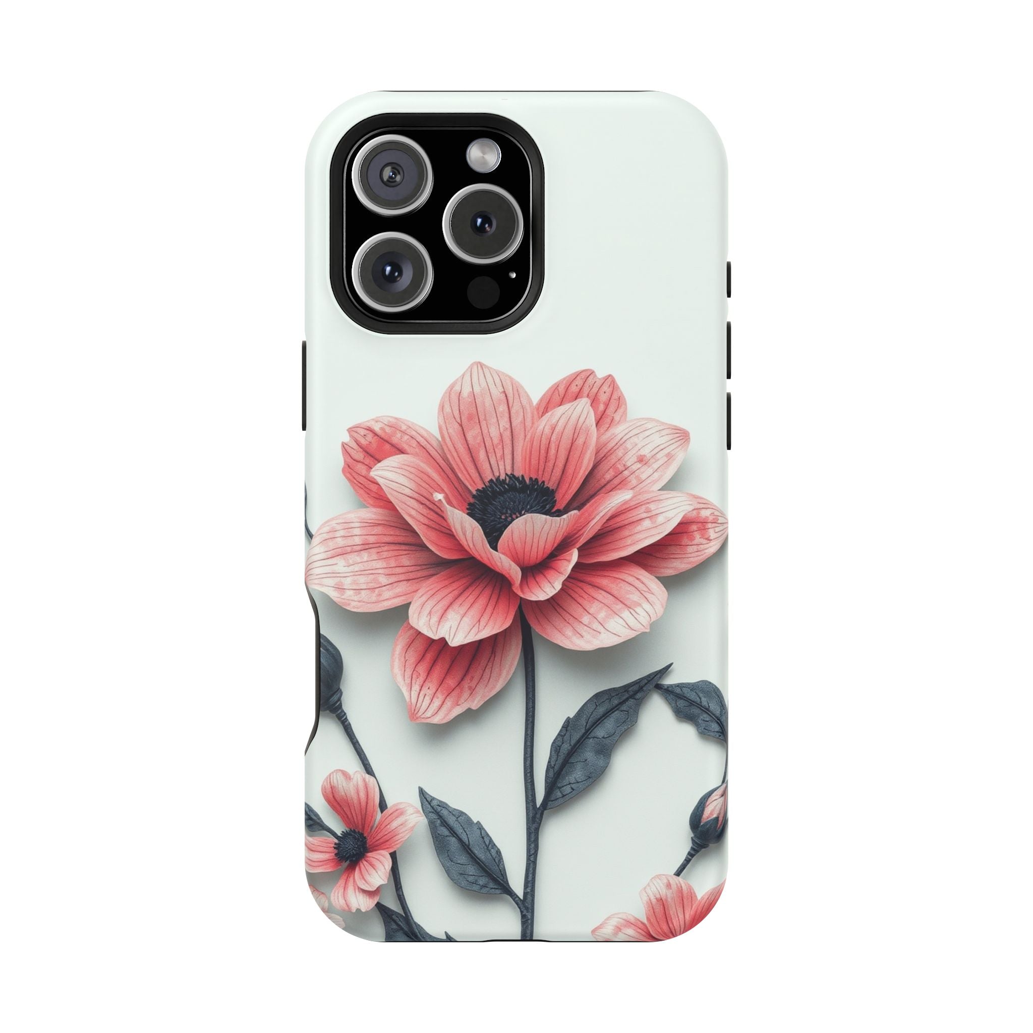 iPhone Dreamy Floral Ink Wash Design Slim Everyday iPhone 12 Designer · iPhone C