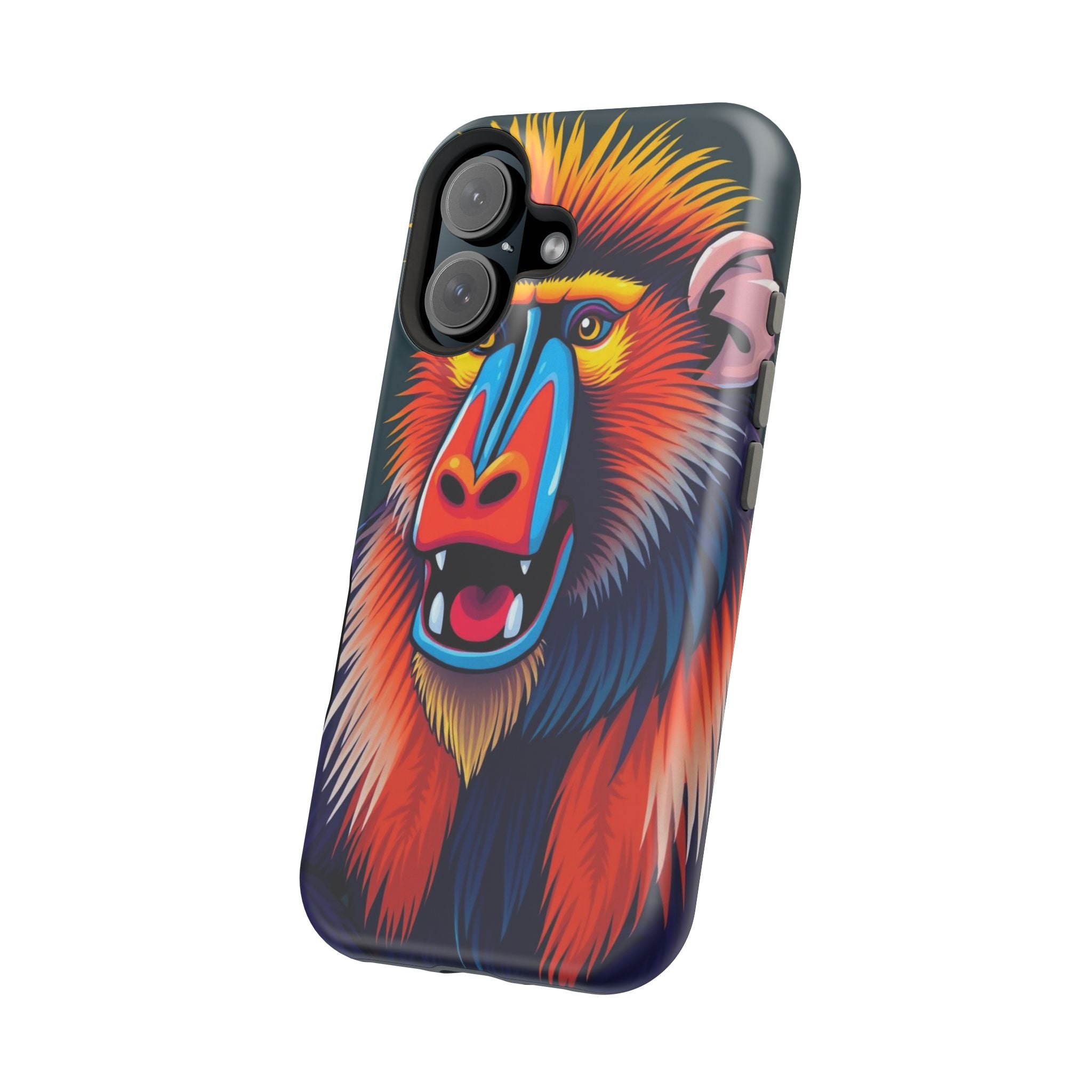 iPhone Mandrill Colorful Face Kids Fun iPhone Phone Case Gift Slim · iPhone Case