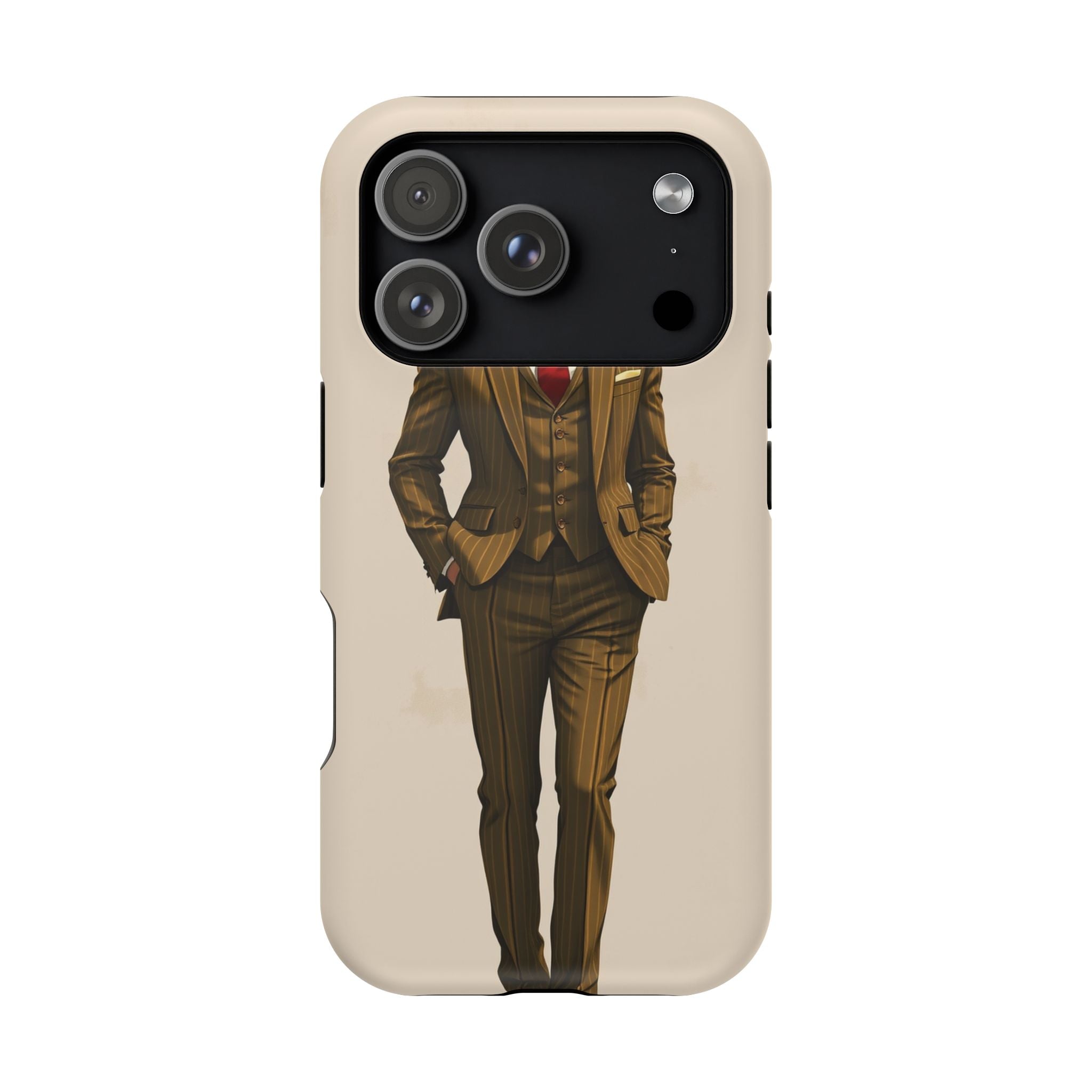 iPhone Pinstripe Suit Grunge Distressed Slim Everyday Designer Case · iPhone Cas