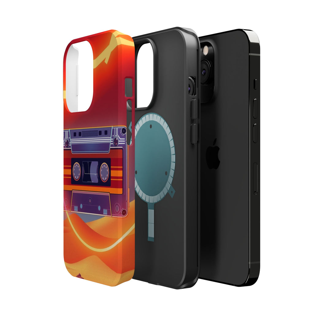 iPhone Cassette Tape Rewind Bold Art Slim Everyday Designer Case · iPhone Case