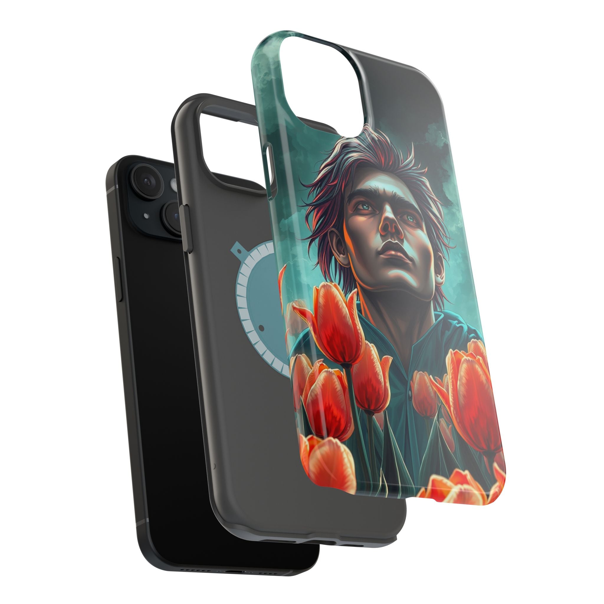 iPhone Tulip Row Electric Art Slim Everyday Designer Case · iPhone Case