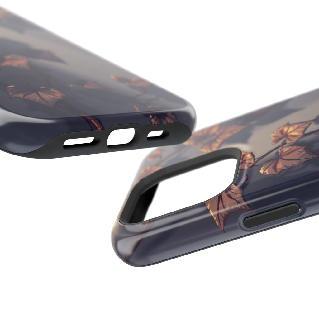 iPhone Charcoal And Copper Art Nouveau Vine Soft iPhone 13 Finish · iPhone Case